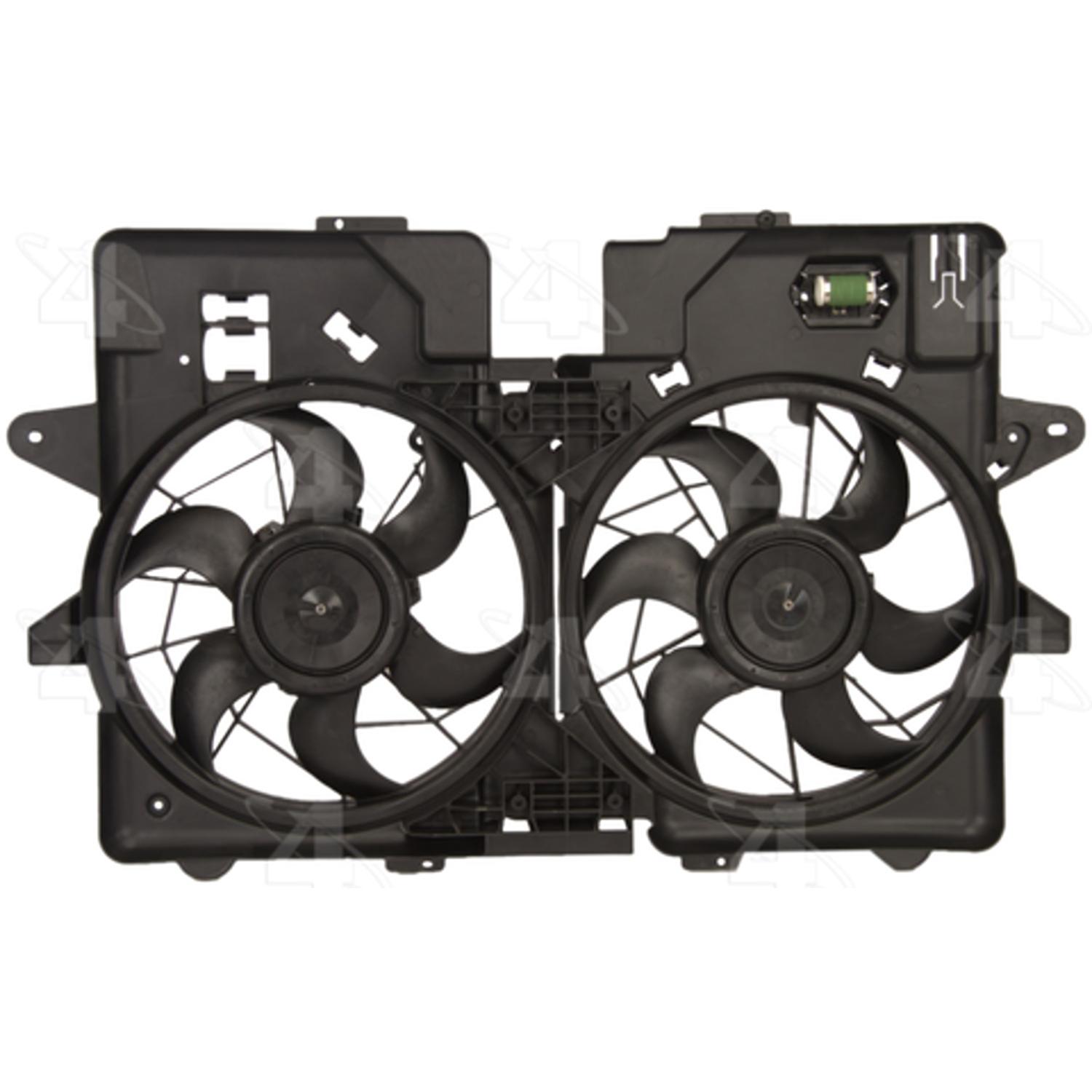 Four Seasons 75607 - Engine Cooling Fan Assembly Four Seasons 75607 Dual Radiator and Condenser Fan Assembly product image 2 of 2