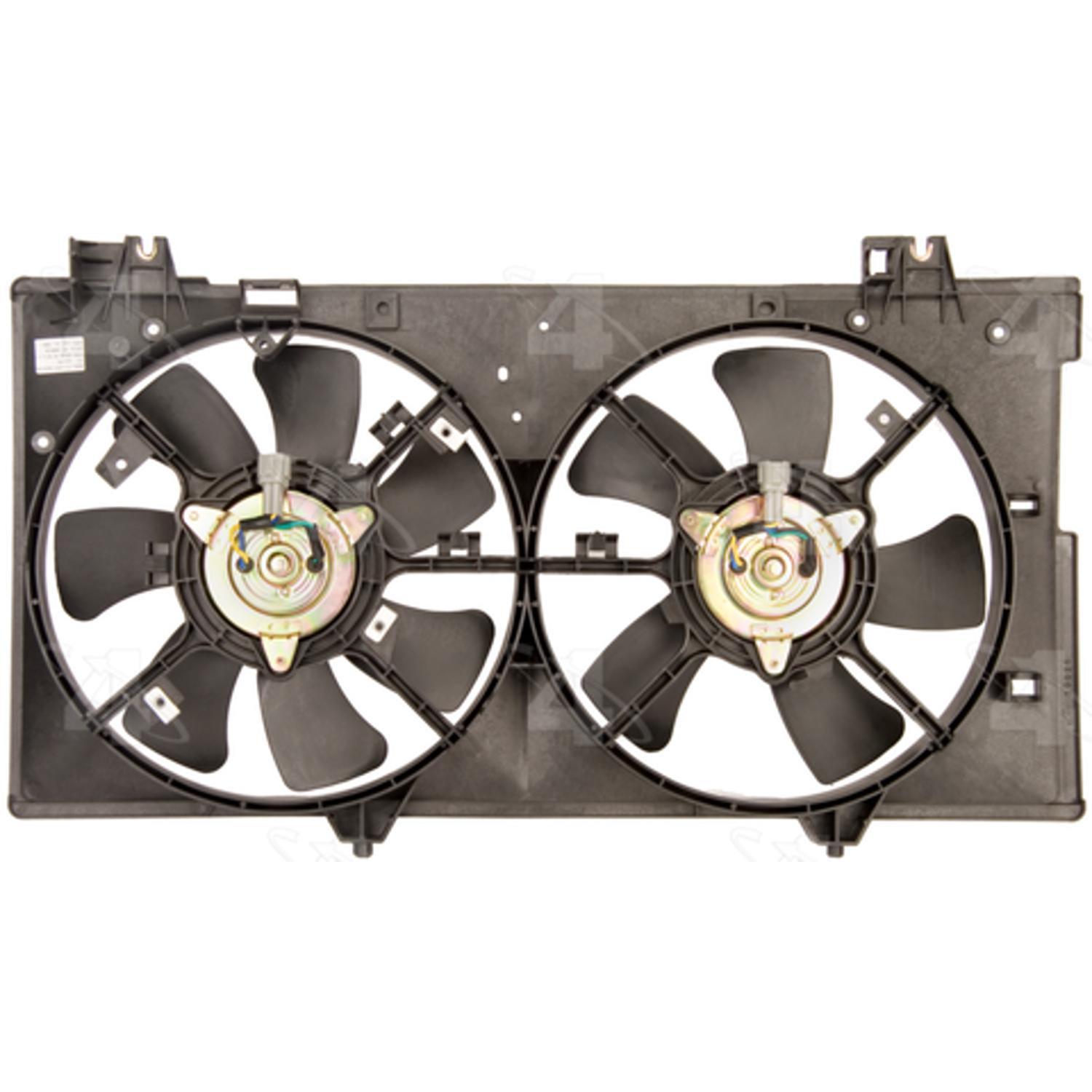 Four Seasons 75615 - Engine Cooling Fan Assembly Four Seasons 75615 Dual Radiator and Condenser Fan Assembly product image 1 of 2