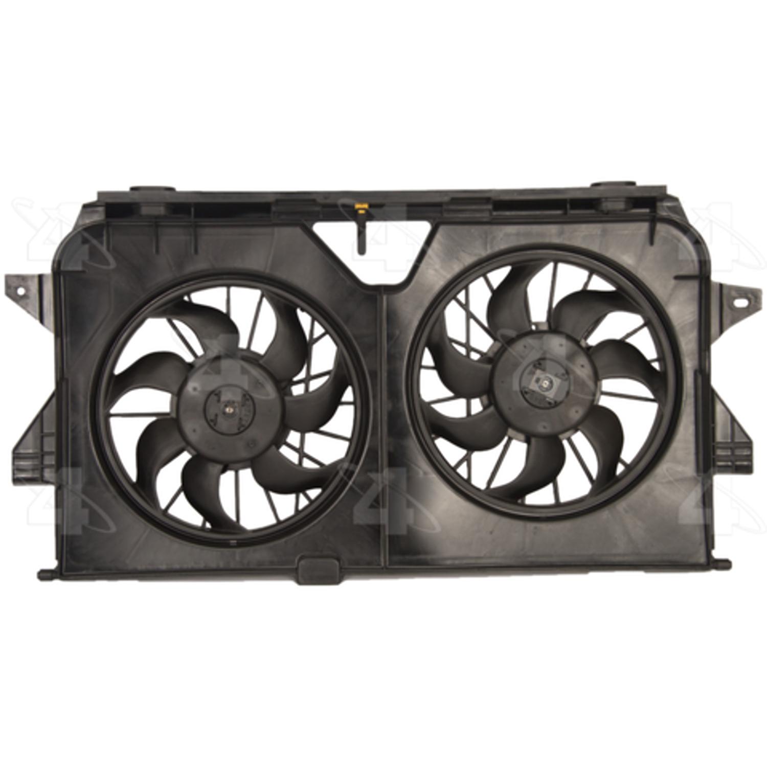 Four Seasons 75622 - Engine Cooling Fan Assembly Four Seasons 75622 Dual Radiator and Condenser Fan Assembly product image 2 of 2