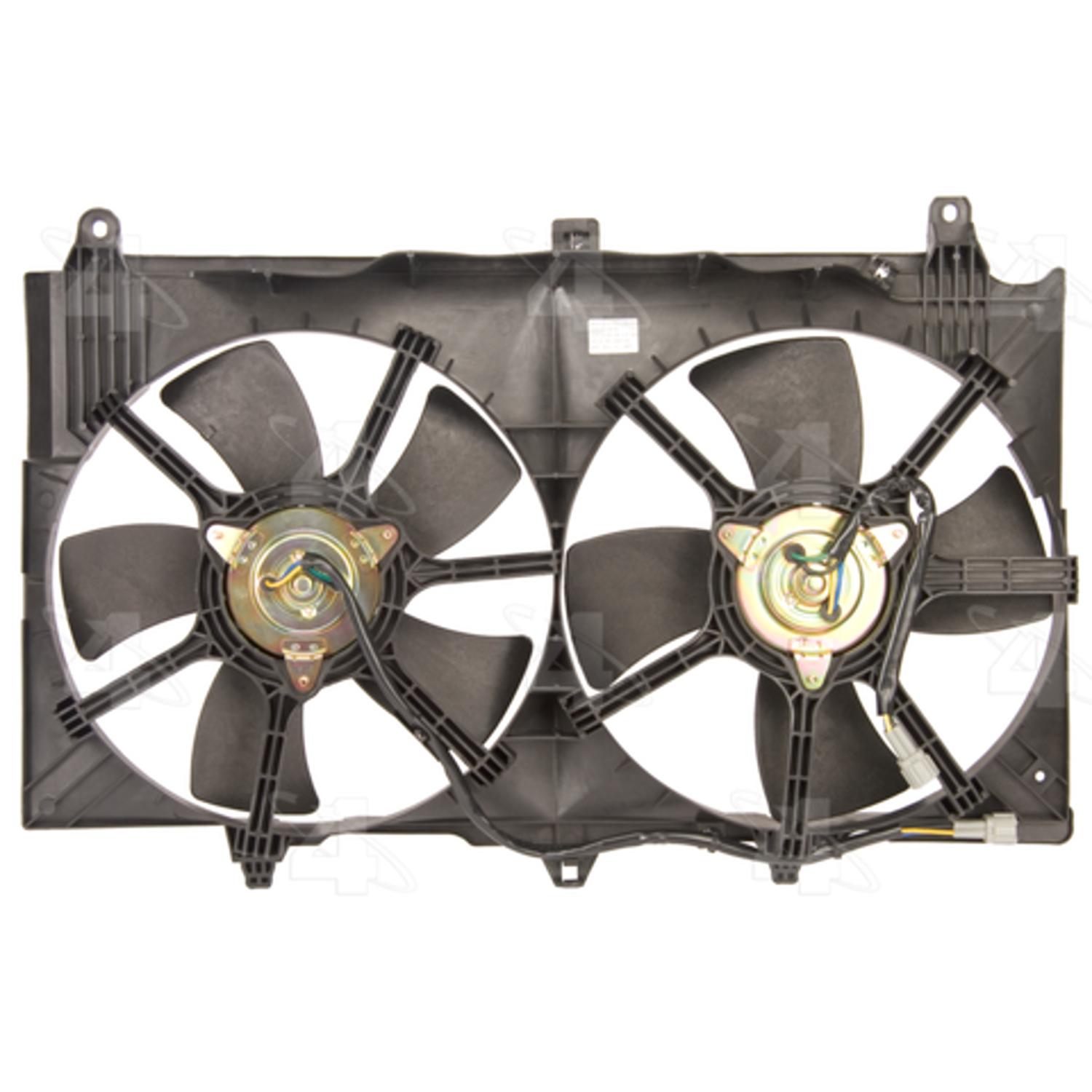Four Seasons 75628 - Engine Cooling Fan Assembly Four Seasons 75628 Dual Radiator and Condenser Fan Assembly product image 1 of 2