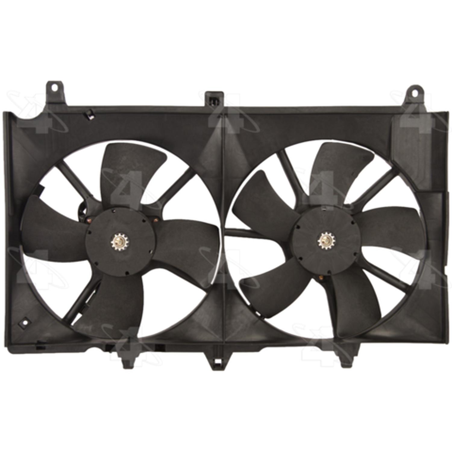 Four Seasons 75628 - Engine Cooling Fan Assembly Four Seasons 75628 Dual Radiator and Condenser Fan Assembly product image 2 of 2