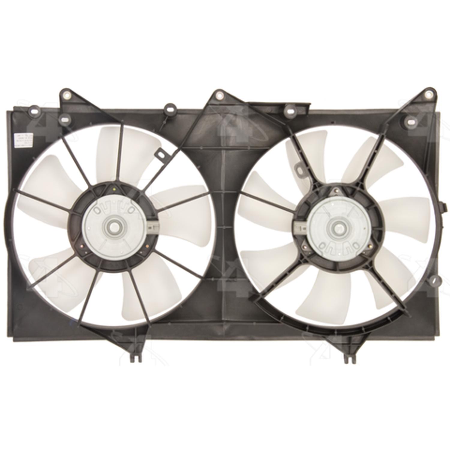 Four Seasons 75630 - Engine Cooling Fan Assembly Four Seasons 75630 Dual Radiator and Condenser Fan Assembly product image 1 of 2
