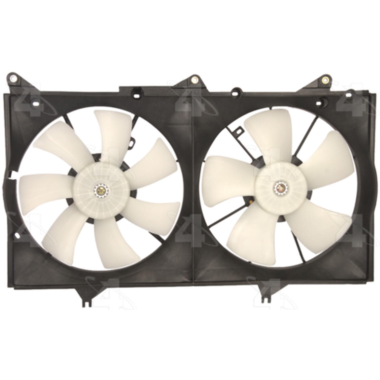 Four Seasons 75630 - Engine Cooling Fan Assembly Four Seasons 75630 Dual Radiator and Condenser Fan Assembly product image 2 of 2