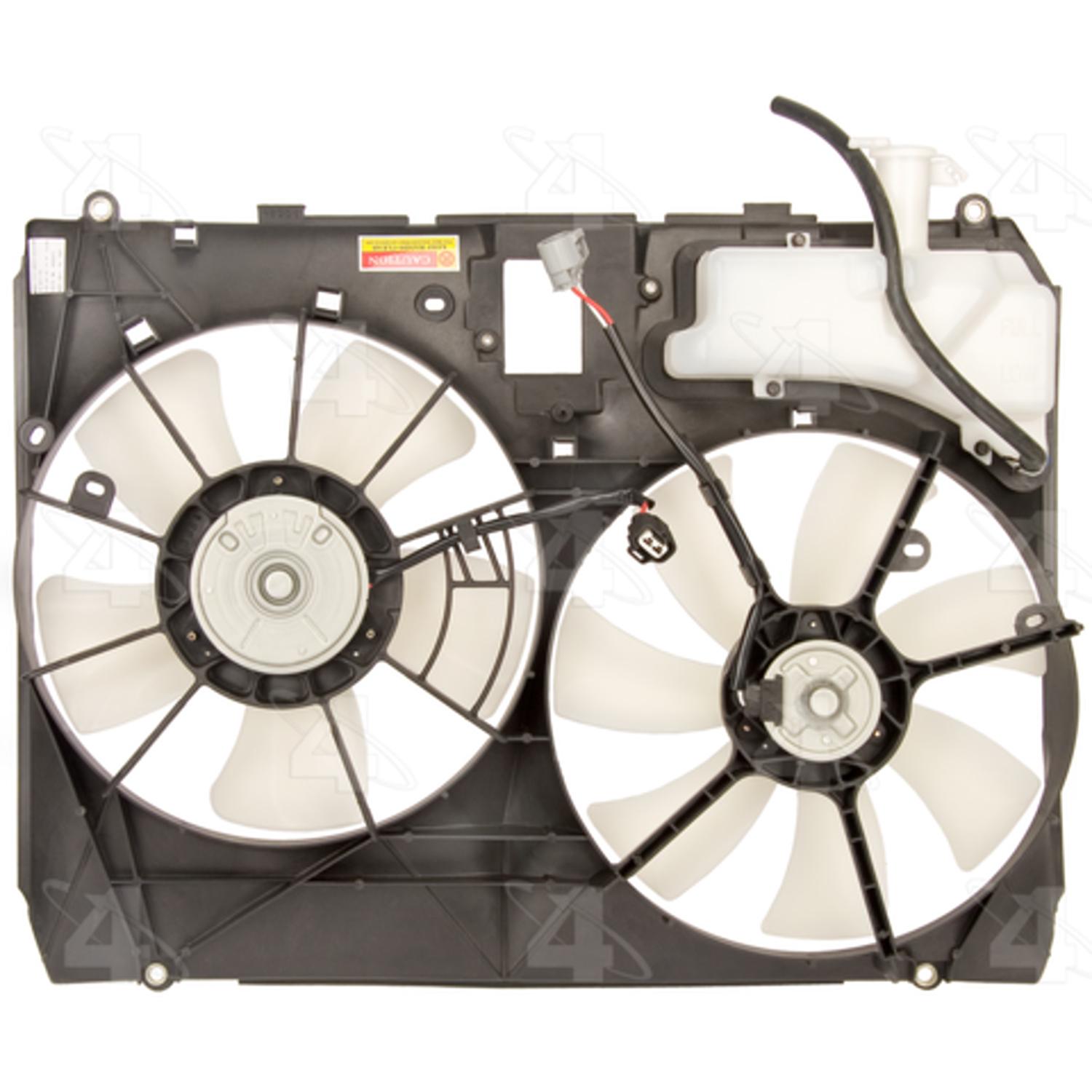 Four Seasons 75632 - Engine Cooling Fan Assembly Four Seasons 75632 Dual Radiator and Condenser Fan Assembly product image 1 of 2