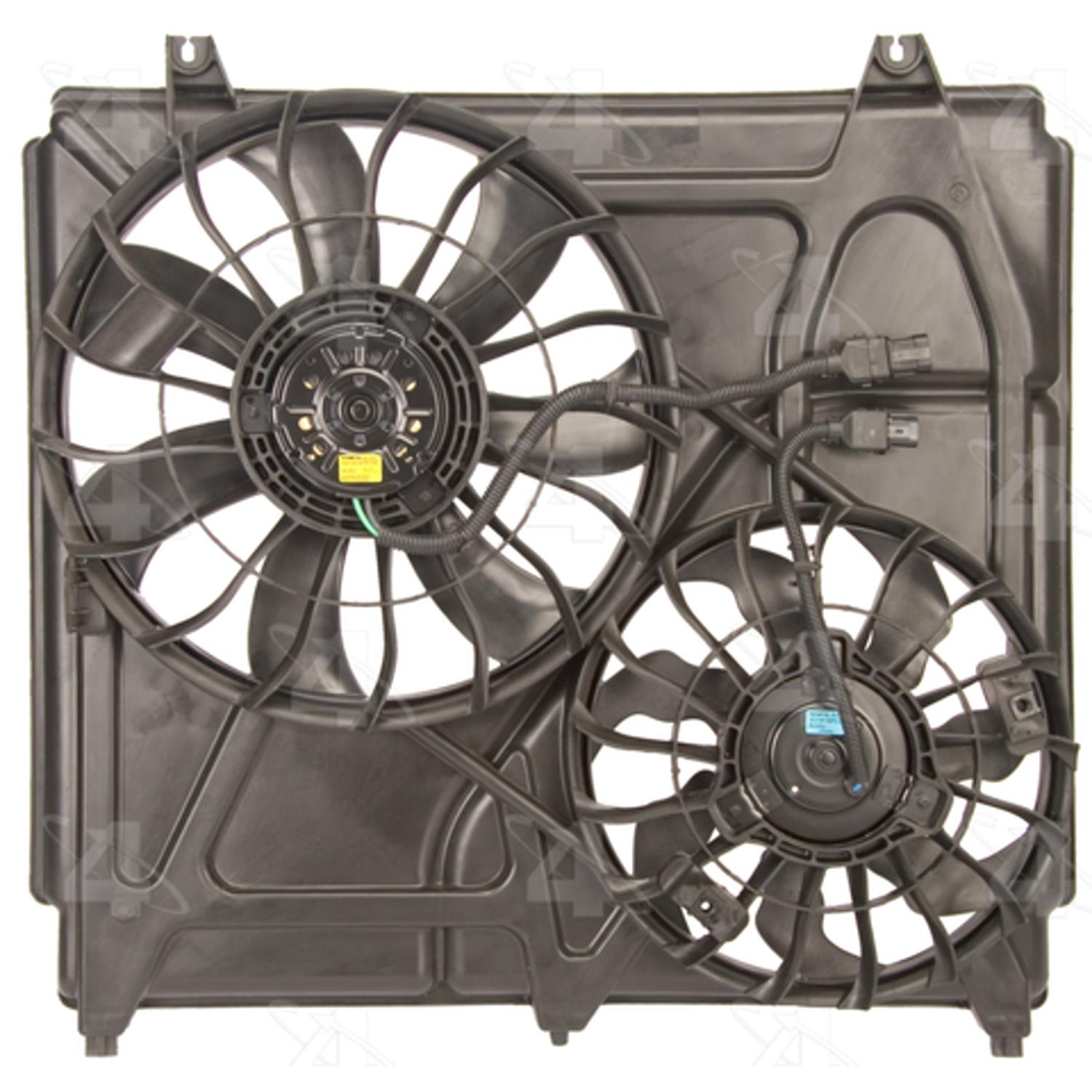 Four Seasons 75638 - Engine Cooling Fan Assembly Four Seasons 75638 Dual Radiator and Condenser Fan Assembly product image 1 of 2
