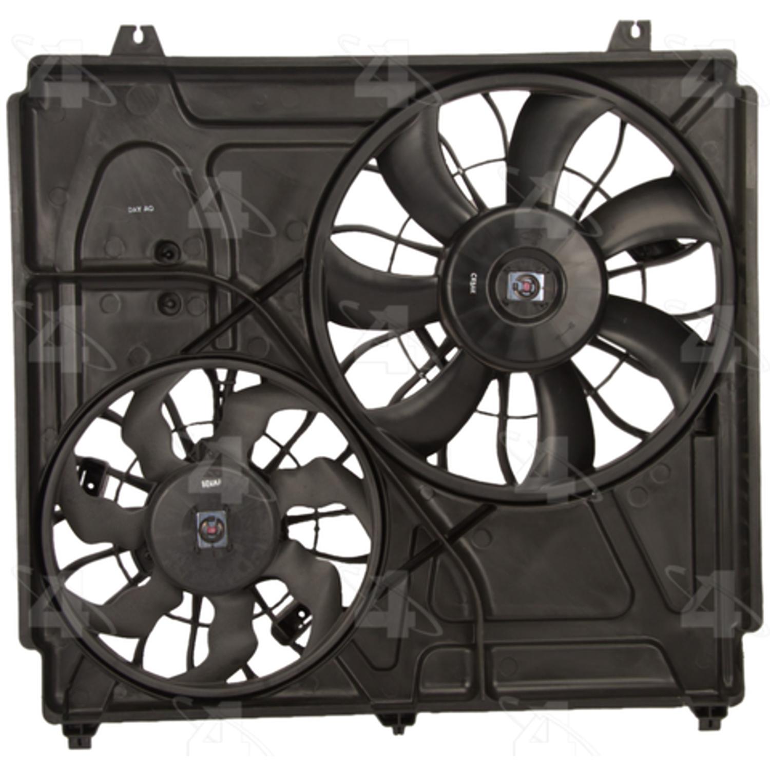 Four Seasons 75638 - Engine Cooling Fan Assembly Four Seasons 75638 Dual Radiator and Condenser Fan Assembly product image 2 of 2