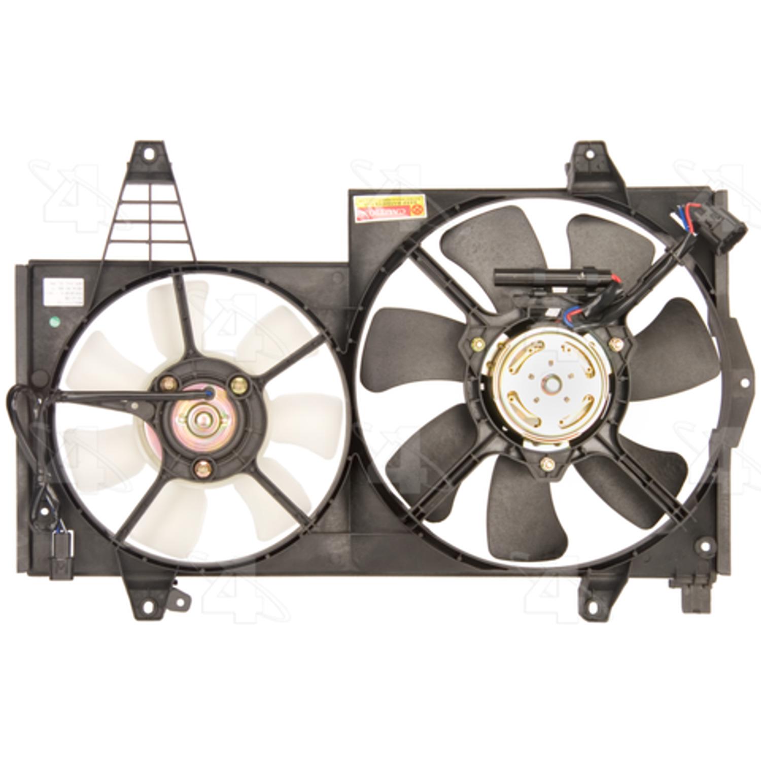 Four Seasons 75650 - Engine Cooling Fan Assembly Four Seasons 75650 Dual Radiator and Condenser Fan Assembly product image 1 of 2