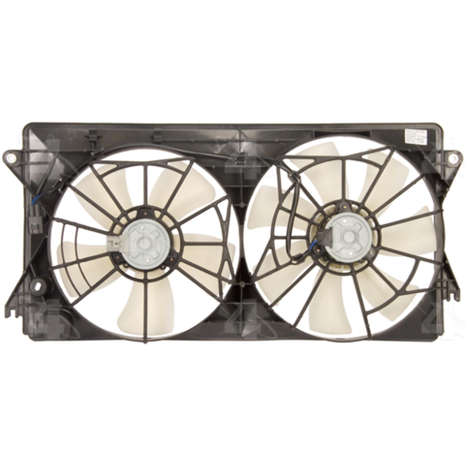Four Seasons 75656 - Engine Cooling Fan Assembly Four Seasons 75656 Dual Radiator and Condenser Fan Assembly product image 1 of 2