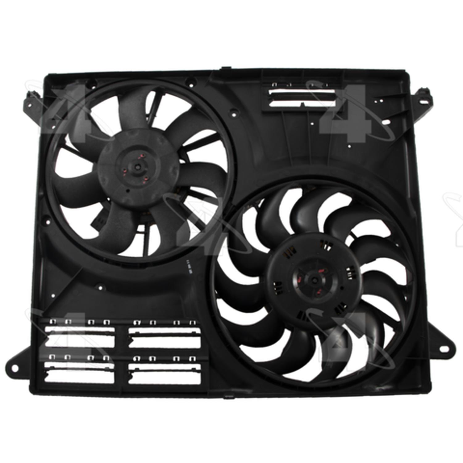 Four Seasons 75955 Dual Radiator and Condenser Fan Assembly product image 1 of 4