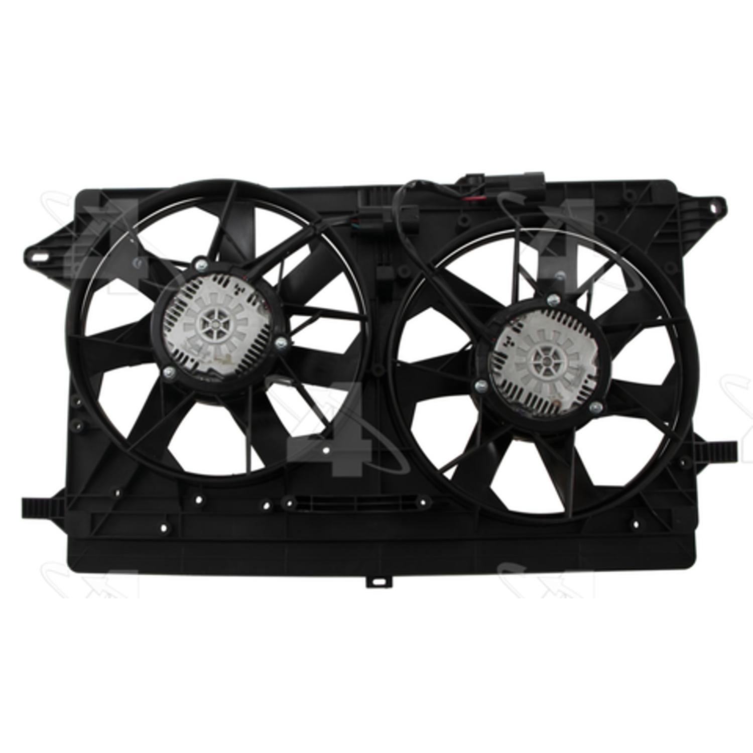 Four Seasons 75969 - Engine Cooling Fan Assembly Four Seasons 75969 Dual Radiator and Condenser Fan Assembly product image 2 of 4