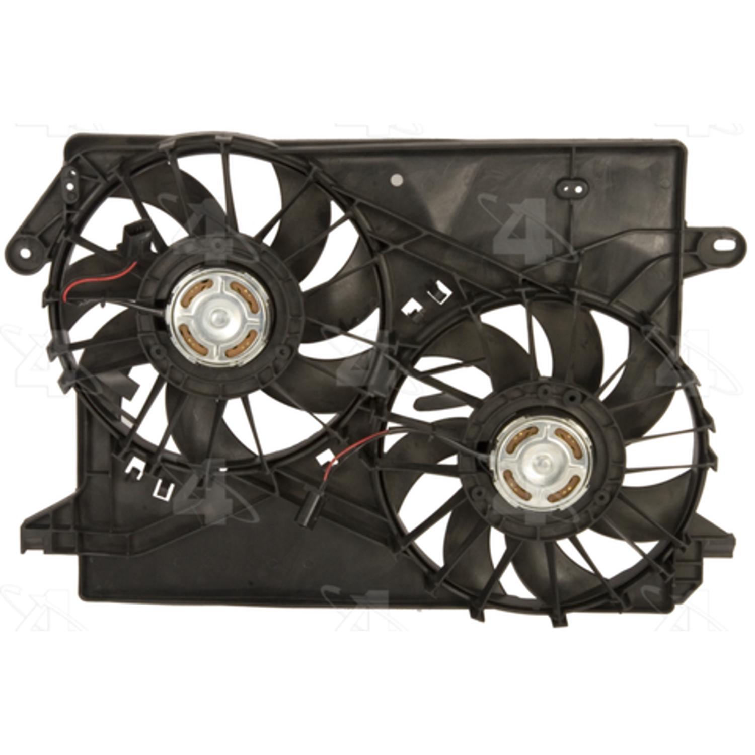 Four Seasons 75974 - Engine Cooling Fan Assembly Four Seasons 75974 Dual Radiator and Condenser Fan Assembly product image 1 of 2