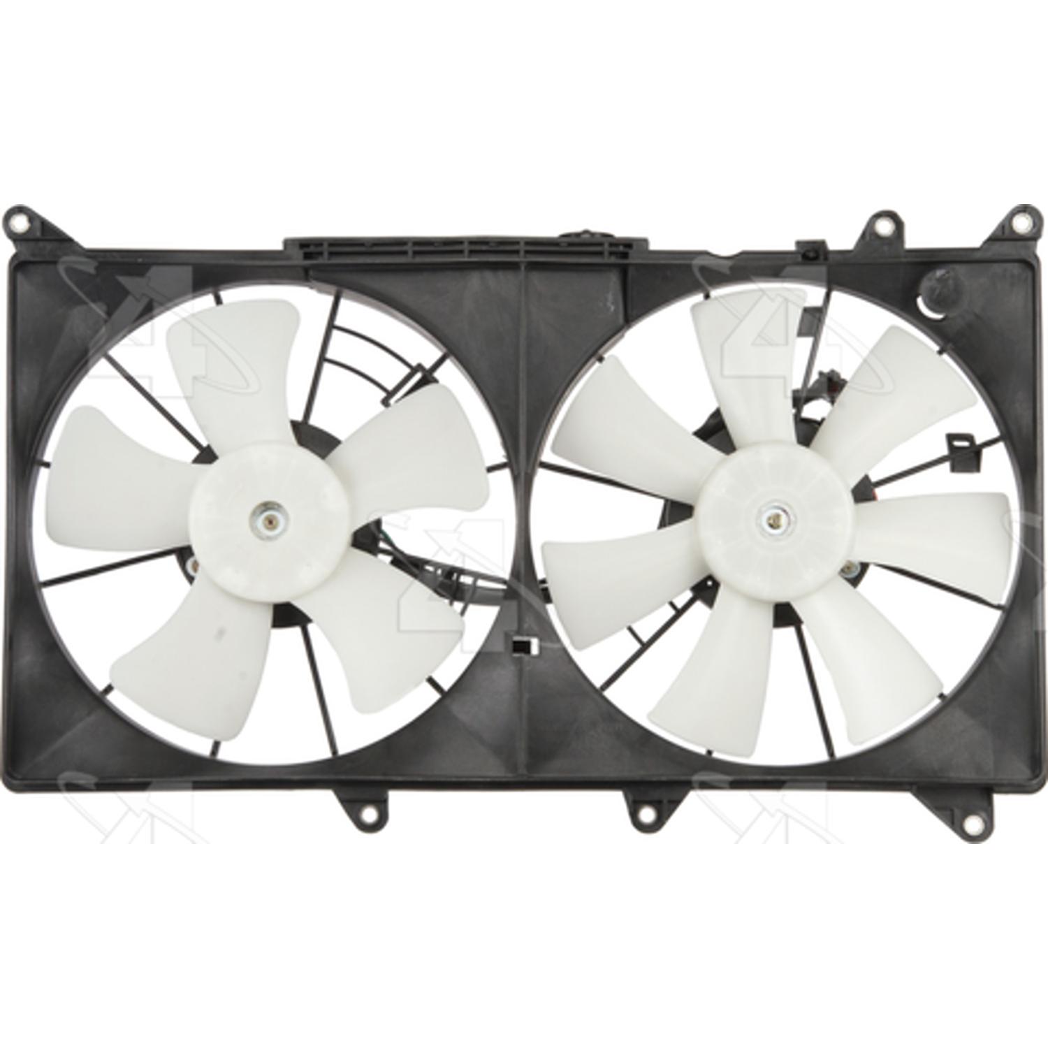 Four Seasons 75992 - Engine Cooling Fan Assembly Four Seasons 75992 Dual Radiator and Condenser Fan Assembly product image 2 of 2