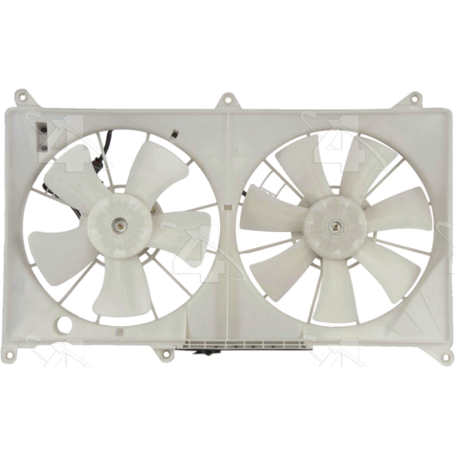 Four Seasons 75993 - Engine Cooling Fan Assembly Four Seasons 75993 Dual Radiator and Condenser Fan Assembly product image 2 of 2
