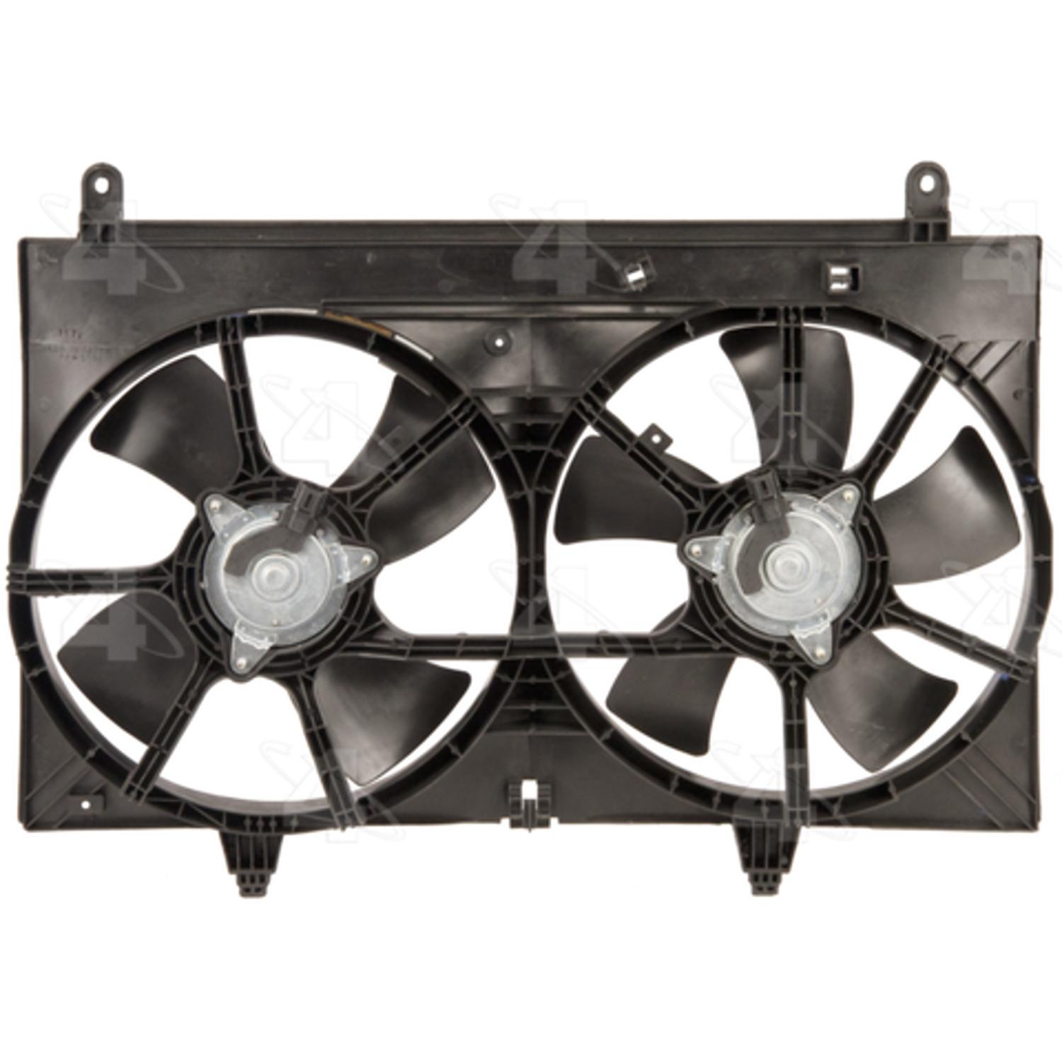 Four Seasons 76003 - Engine Cooling Fan Assembly Four Seasons 76003 Dual Radiator and Condenser Fan Assembly product image 1 of 2