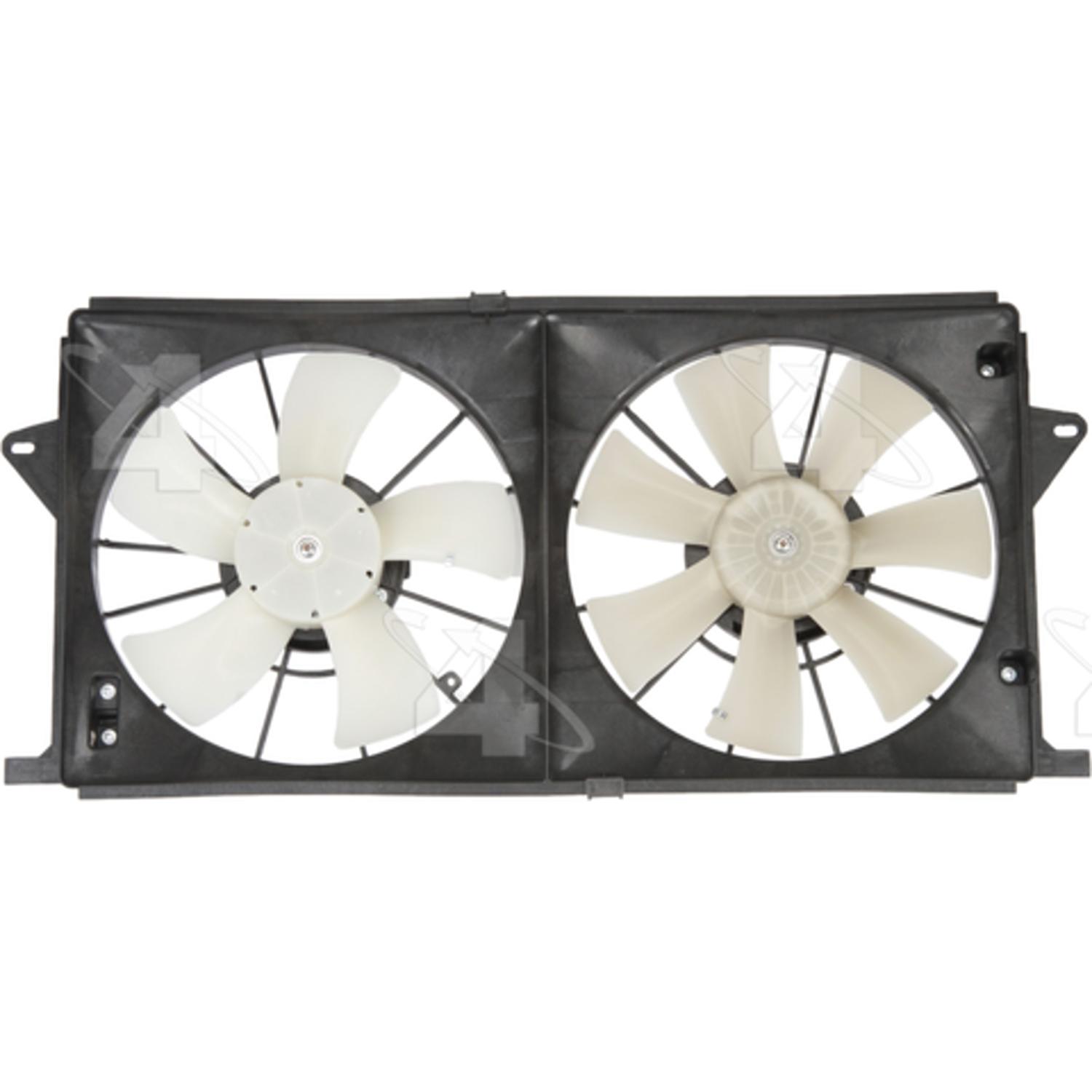 Four Seasons 76020 - Engine Cooling Fan Assembly Four Seasons 76020 Dual Radiator and Condenser Fan Assembly product image 2 of 2
