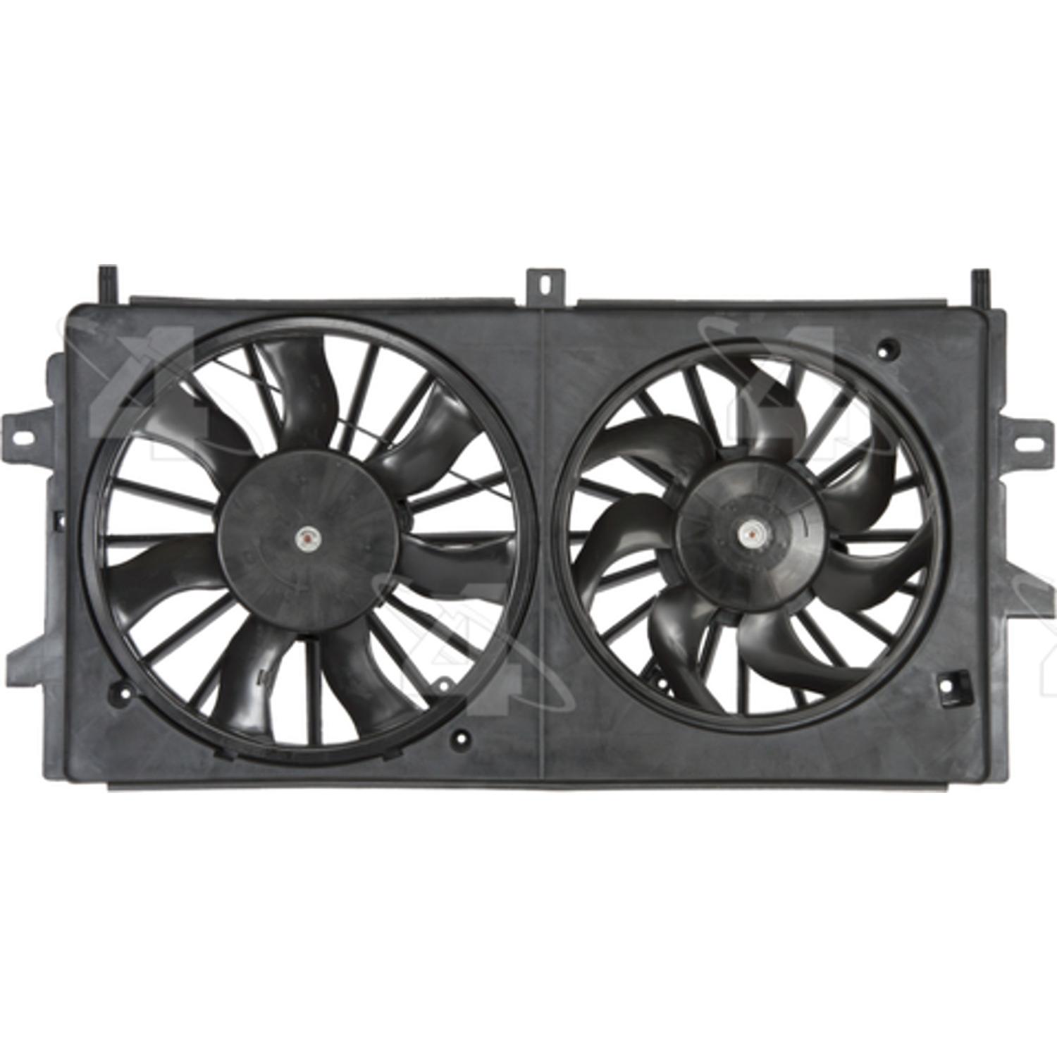 Four Seasons 76022 - Engine Cooling Fan Assembly Four Seasons 76022 Dual Radiator and Condenser Fan Assembly product image 2 of 2