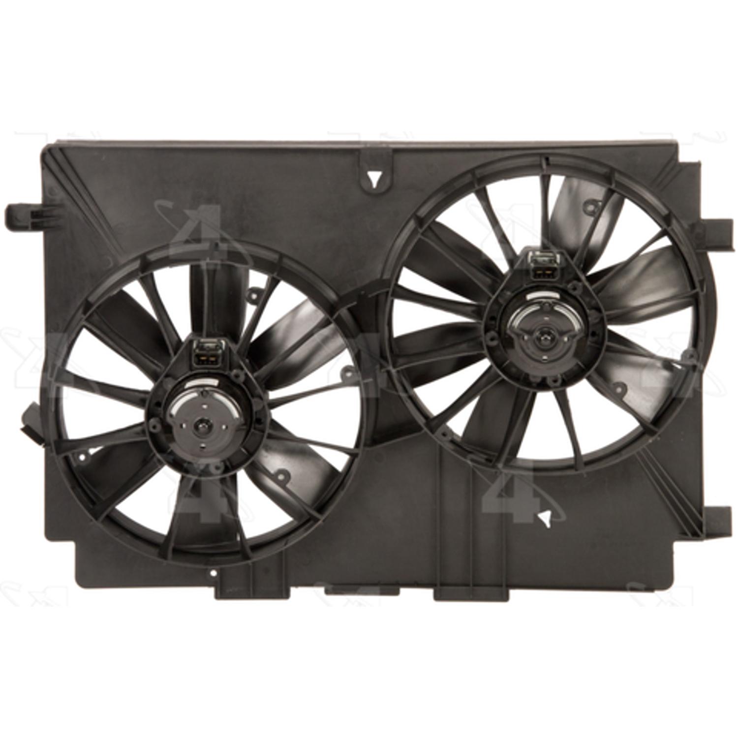 Four Seasons 76034 - Engine Cooling Fan Assembly Four Seasons 76034 Dual Radiator and Condenser Fan Assembly product image 1 of 2