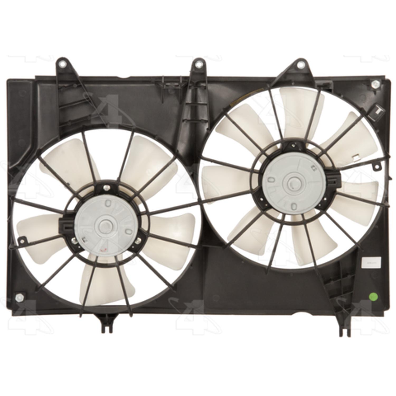 Four Seasons 76037 - Engine Cooling Fan Assembly Four Seasons 76037 Dual Radiator and Condenser Fan Assembly product image 1 of 2