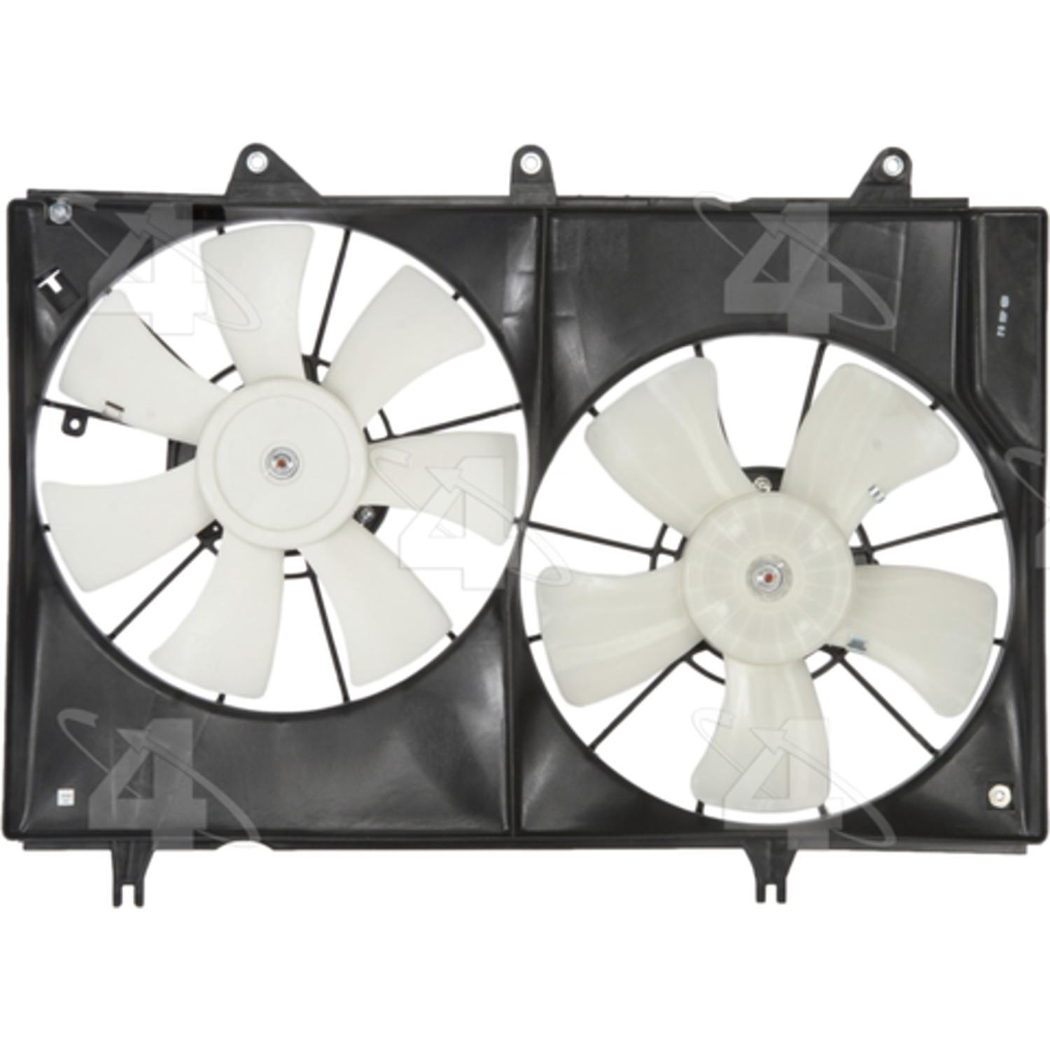 Four Seasons 76037 - Engine Cooling Fan Assembly Four Seasons 76037 Dual Radiator and Condenser Fan Assembly product image 2 of 2