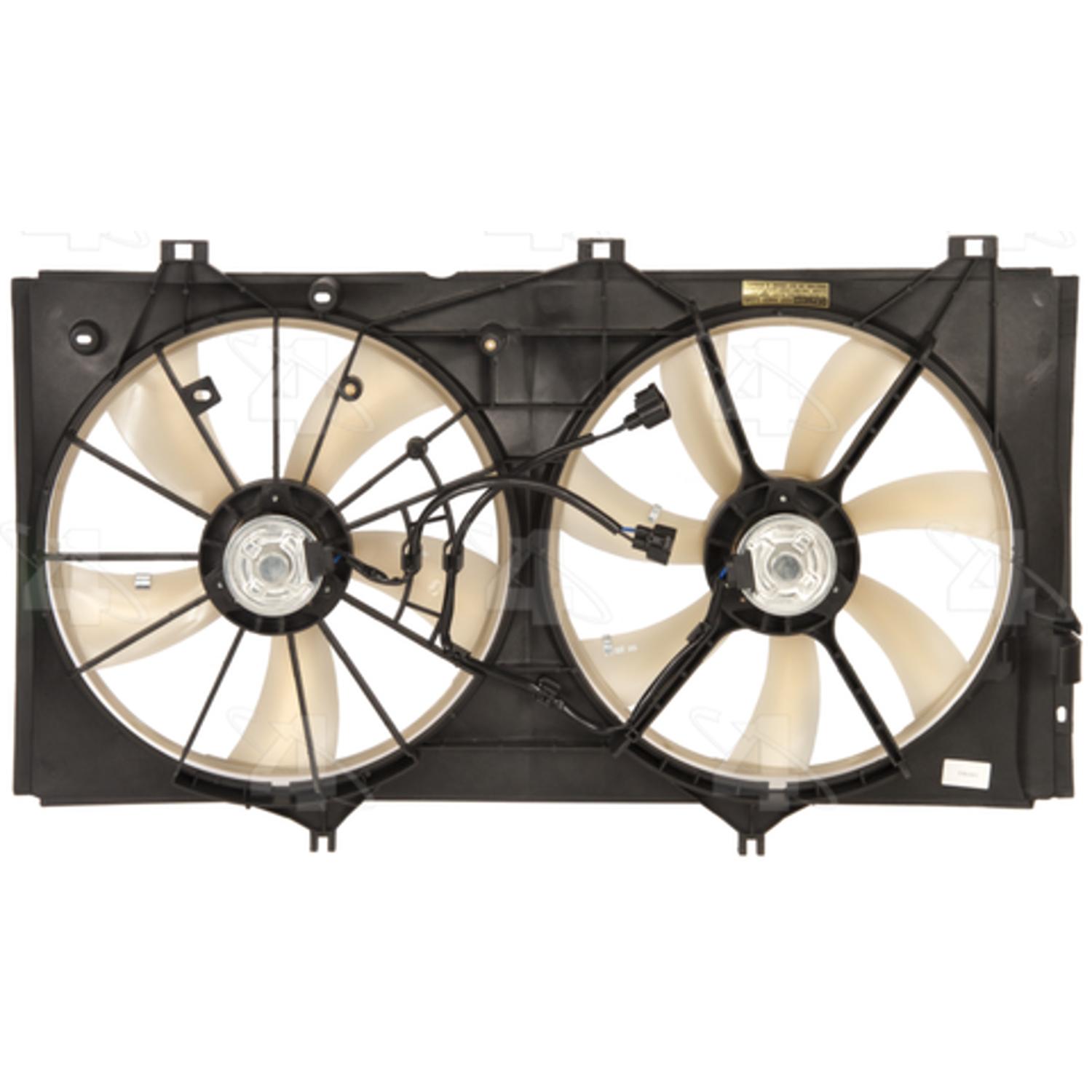 Four Seasons 76040 - Engine Cooling Fan Assembly Four Seasons 76040 Dual Radiator and Condenser Fan Assembly product image 1 of 2
