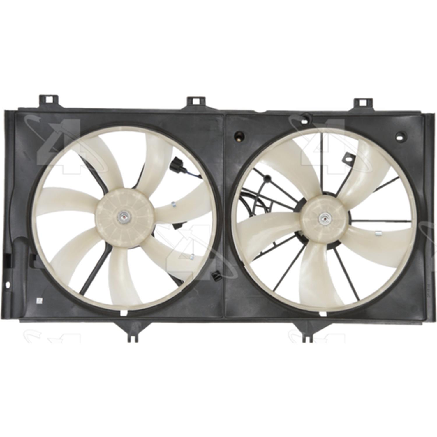 Four Seasons 76040 - Engine Cooling Fan Assembly Four Seasons 76040 Dual Radiator and Condenser Fan Assembly product image 2 of 2