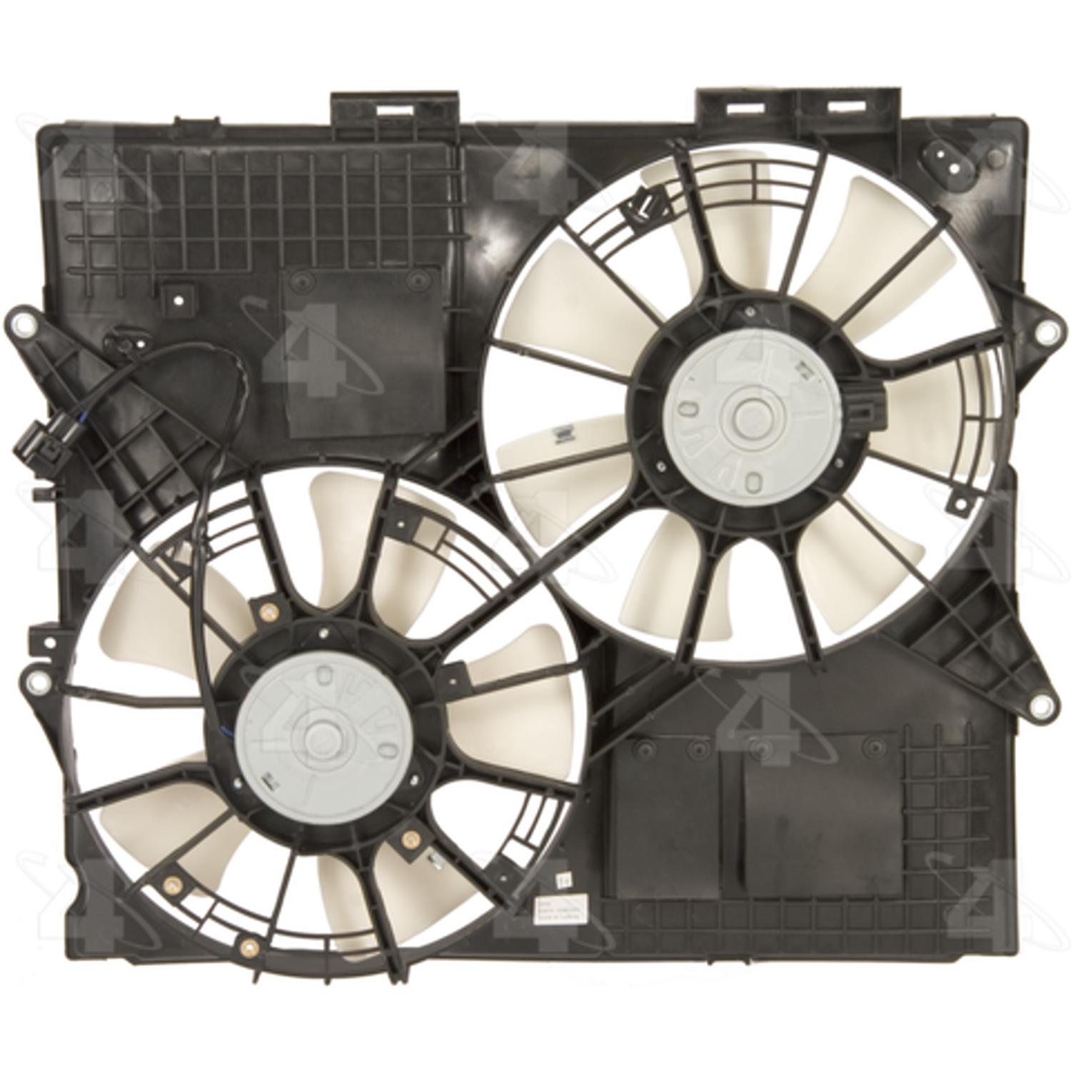 Four Seasons 76059 - Engine Cooling Fan Assembly Four Seasons 76059 Dual Radiator and Condenser Fan Assembly product image 1 of 2