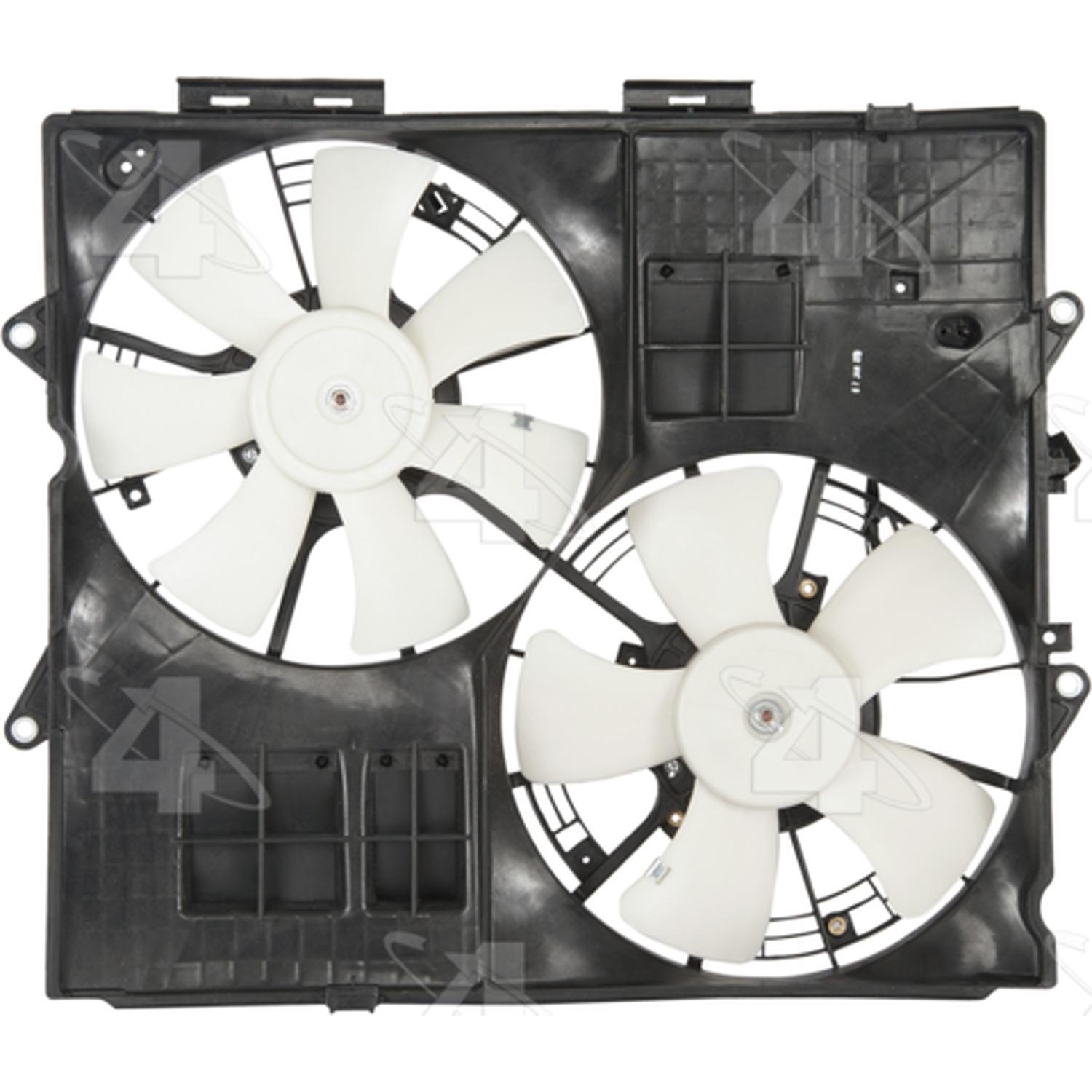 Four Seasons 76059 - Engine Cooling Fan Assembly Four Seasons 76059 Dual Radiator and Condenser Fan Assembly product image 2 of 2
