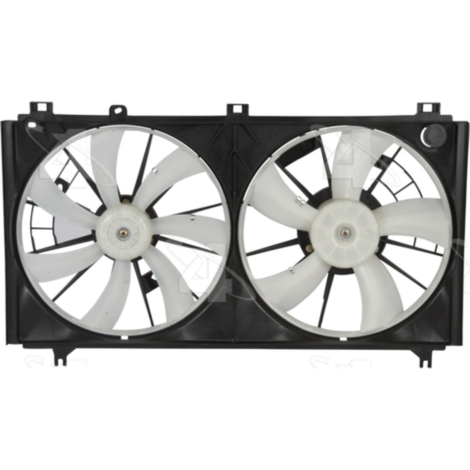 Four Seasons 76078 - Engine Cooling Fan Assembly Four Seasons 76078 Dual Radiator and Condenser Fan Assembly product image 2 of 2