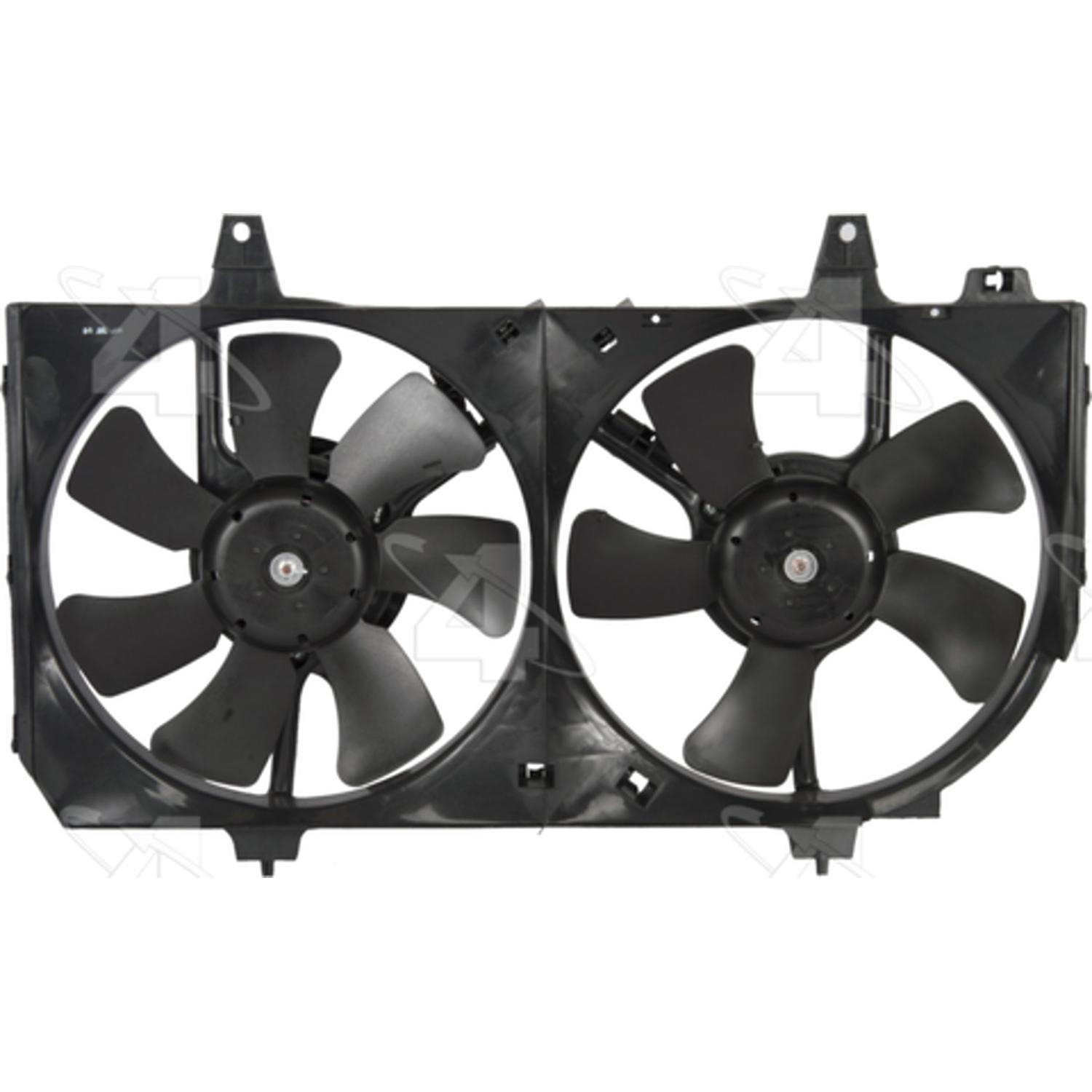 Four Seasons 76083 - Engine Cooling Fan Assembly Four Seasons 76083 Dual Radiator and Condenser Fan Assembly product image 2 of 2
