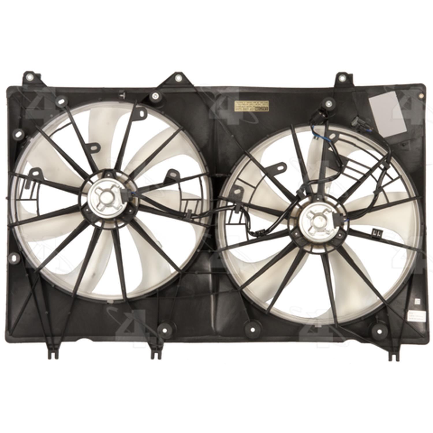 Four Seasons 76101 - Engine Cooling Fan Assembly Four Seasons 76101 Dual Radiator and Condenser Fan Assembly product image 1 of 2