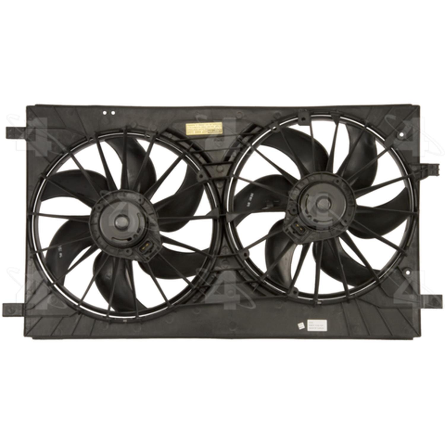 Four Seasons 76103 - Engine Cooling Fan Assembly Four Seasons 76103 Dual Radiator and Condenser Fan Assembly product image 1 of 2