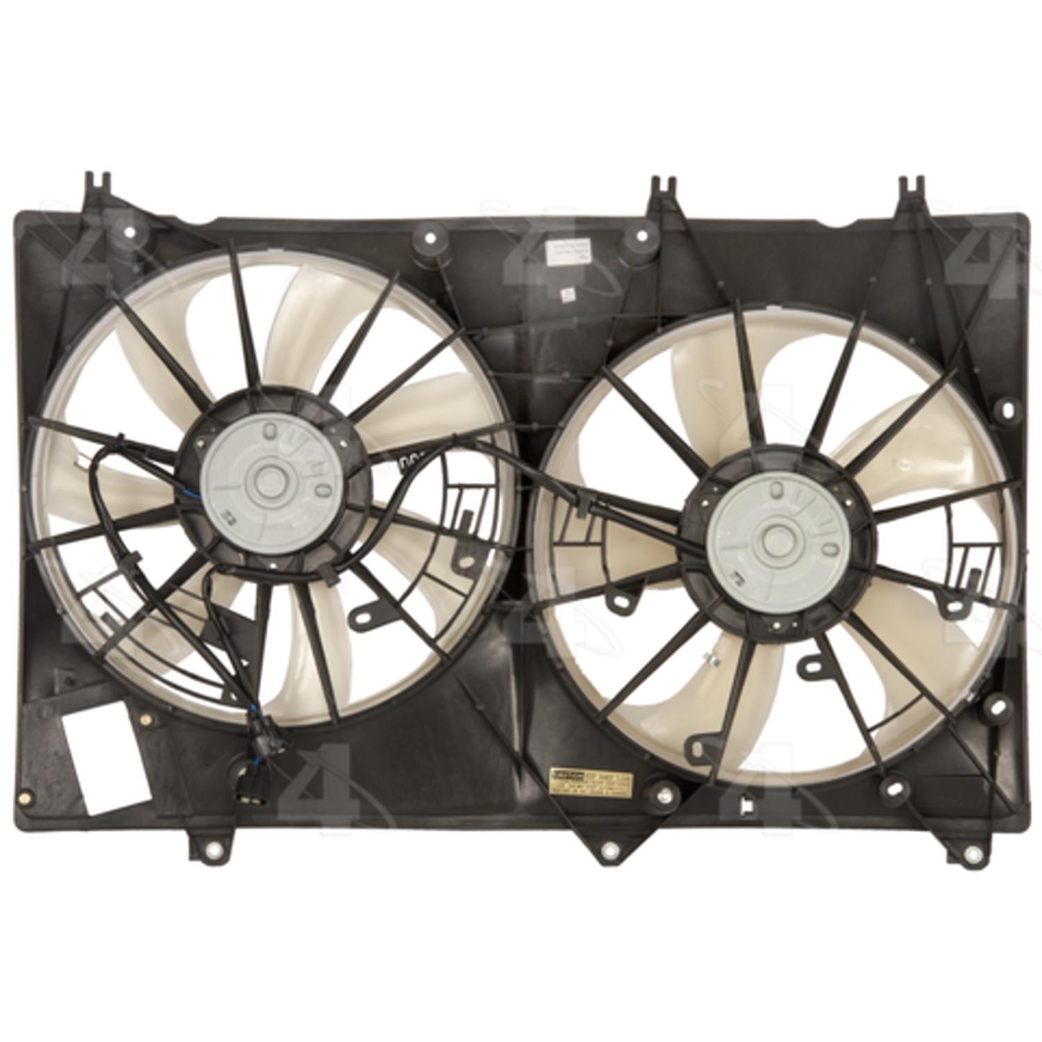 Four Seasons 76105 - Engine Cooling Fan Assembly Four Seasons 76105 Dual Radiator and Condenser Fan Assembly product image 1 of 1