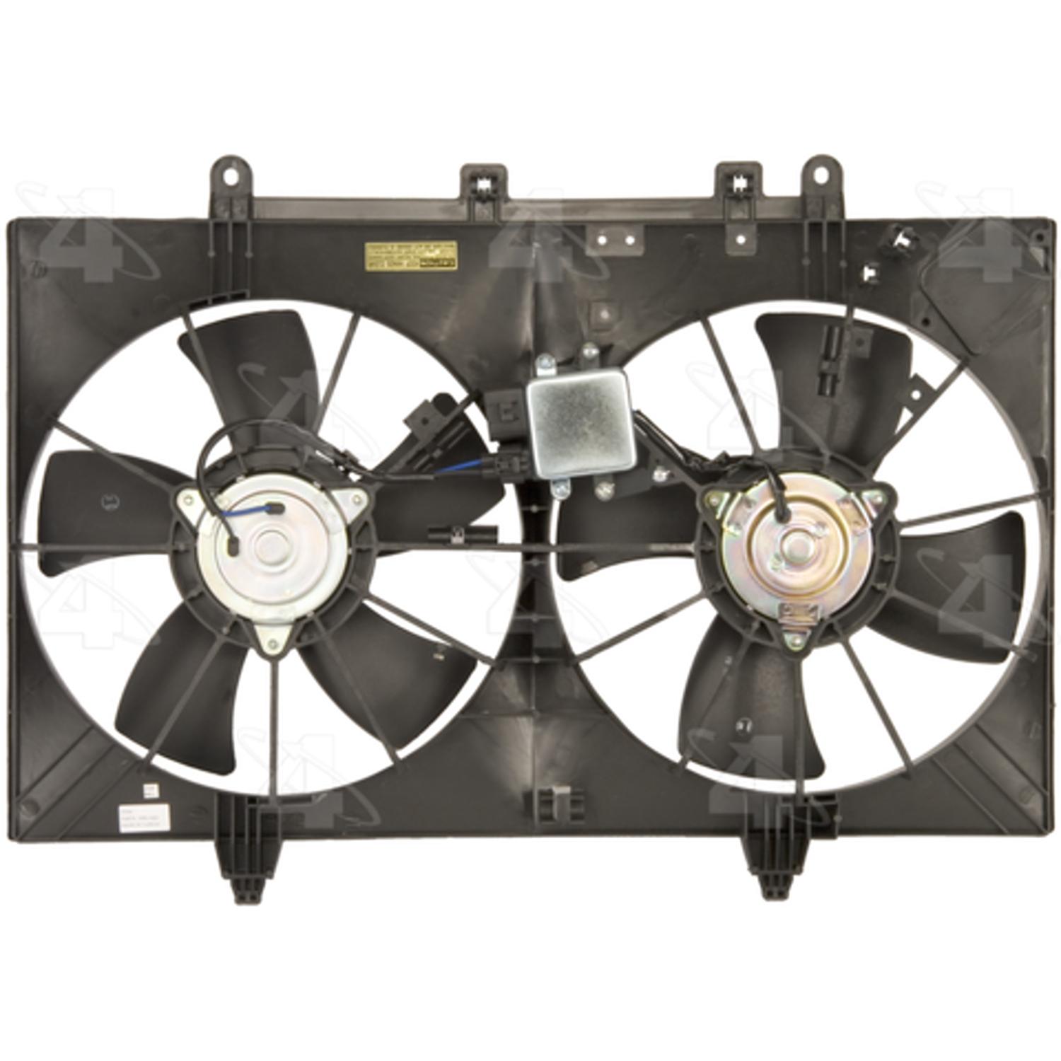 Four Seasons 76146 - Engine Cooling Fan Assembly Four Seasons 76146 Dual Radiator and Condenser Fan Assembly product image 1 of 2