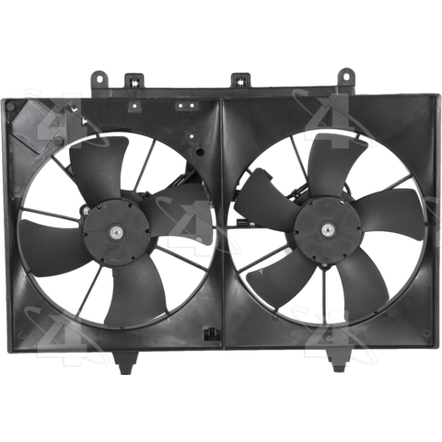 Four Seasons 76146 - Engine Cooling Fan Assembly Four Seasons 76146 Dual Radiator and Condenser Fan Assembly product image 2 of 2