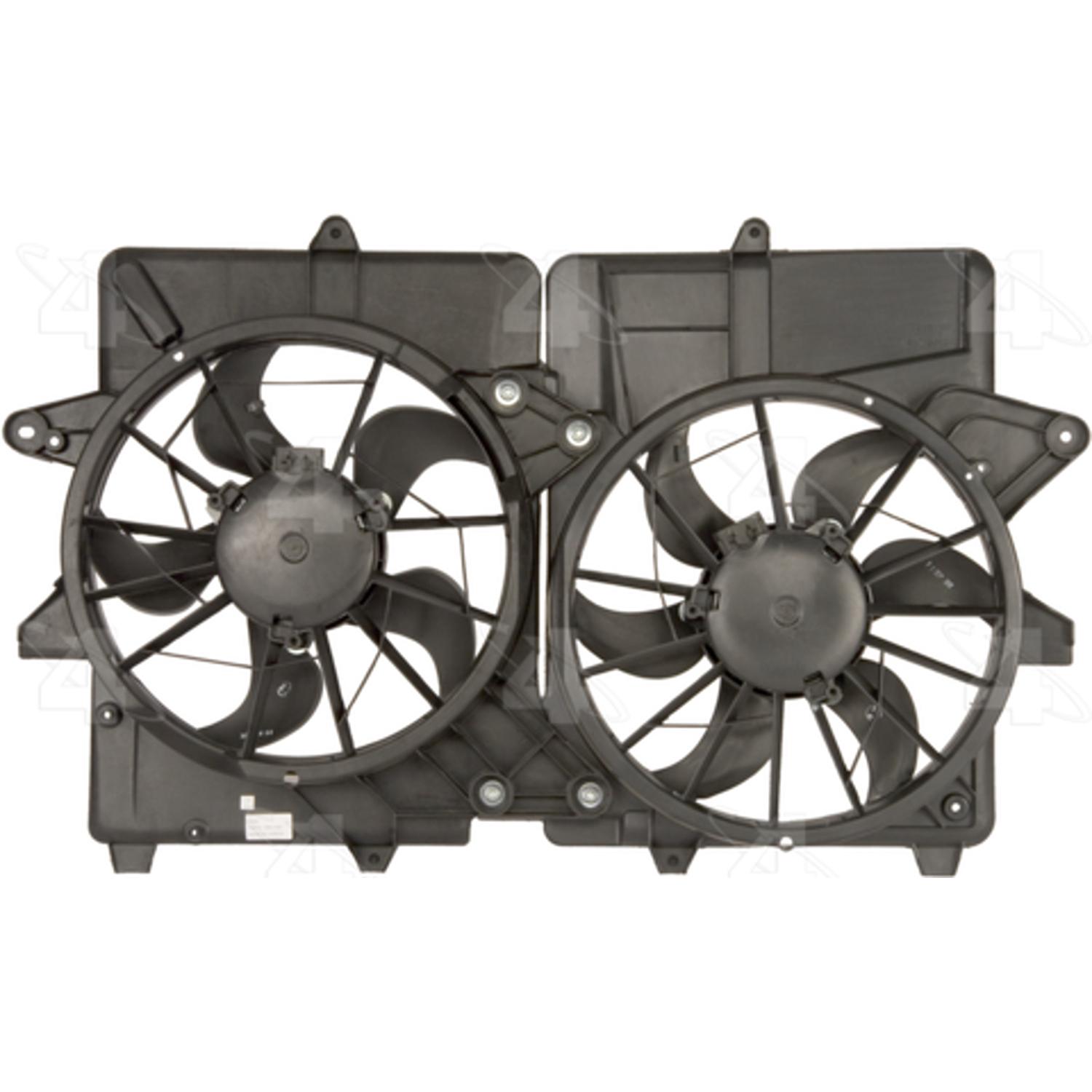Four Seasons 76151 - Engine Cooling Fan Assembly Four Seasons 76151 Dual Radiator and Condenser Fan Assembly product image 1 of 2