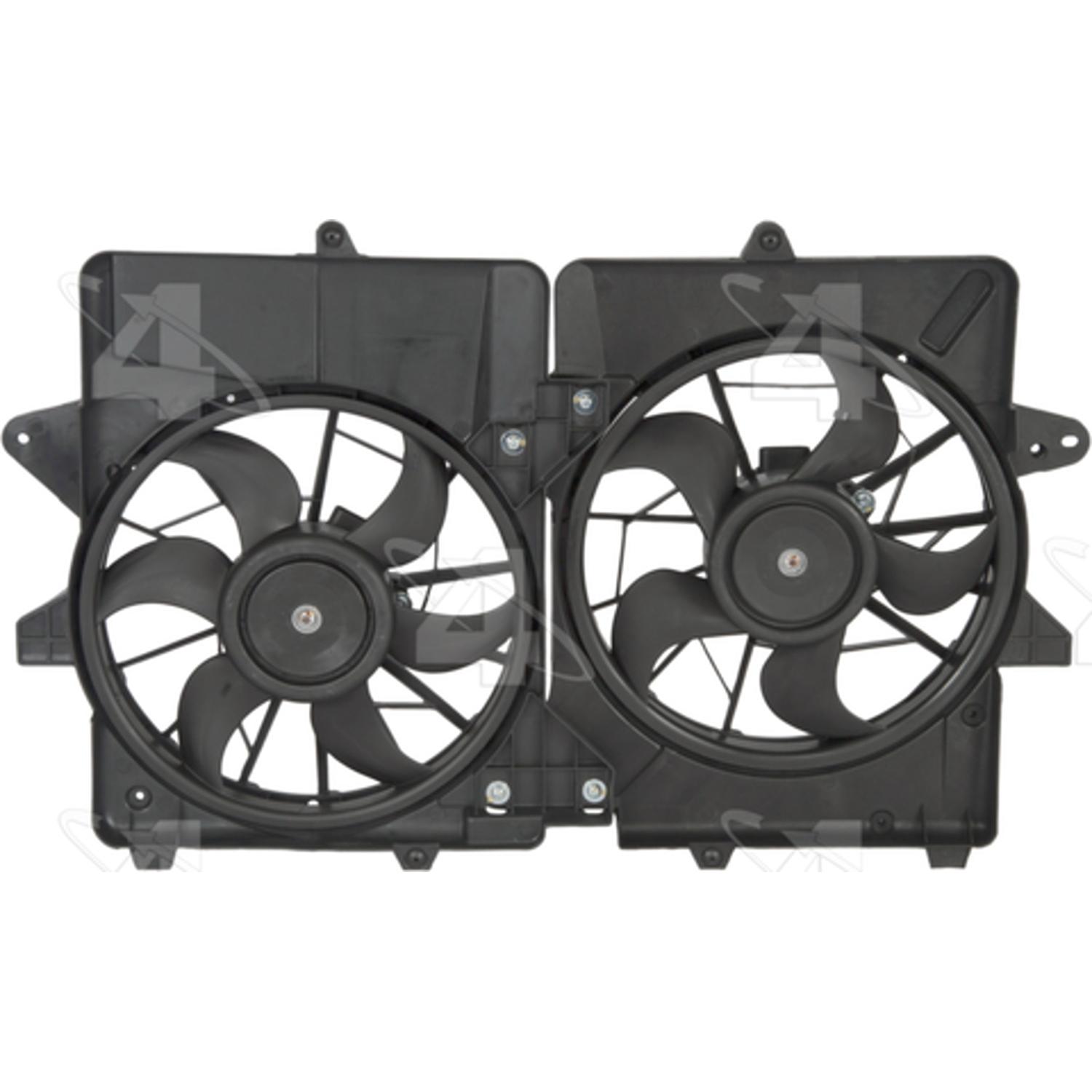 Four Seasons 76151 - Engine Cooling Fan Assembly Four Seasons 76151 Dual Radiator and Condenser Fan Assembly product image 2 of 2