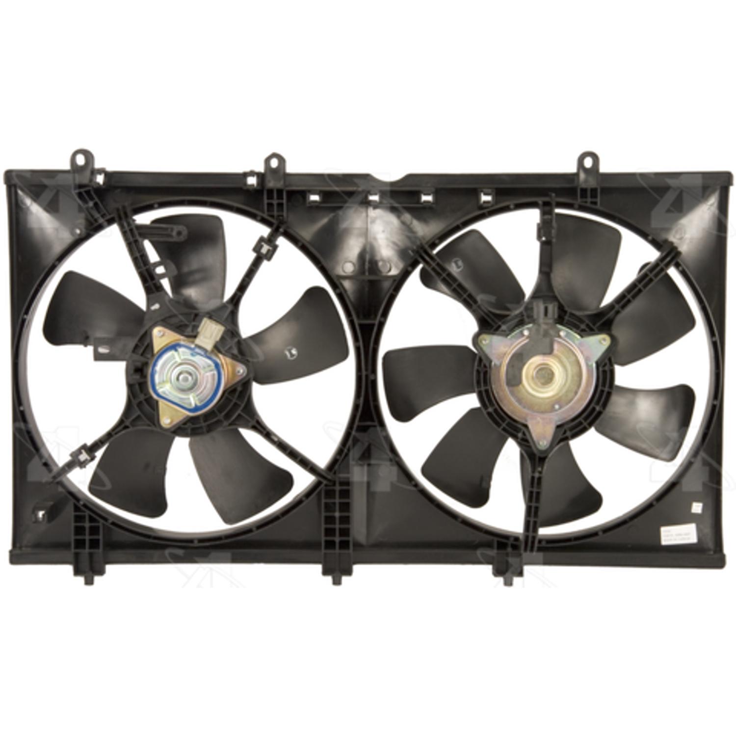 Four Seasons 76163 - Engine Cooling Fan Assembly Four Seasons 76163 Dual Radiator and Condenser Fan Assembly product image 1 of 2