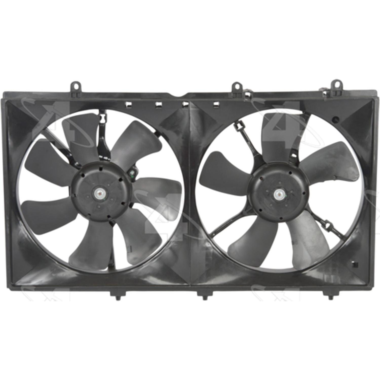 Four Seasons 76163 - Engine Cooling Fan Assembly Four Seasons 76163 Dual Radiator and Condenser Fan Assembly product image 2 of 2
