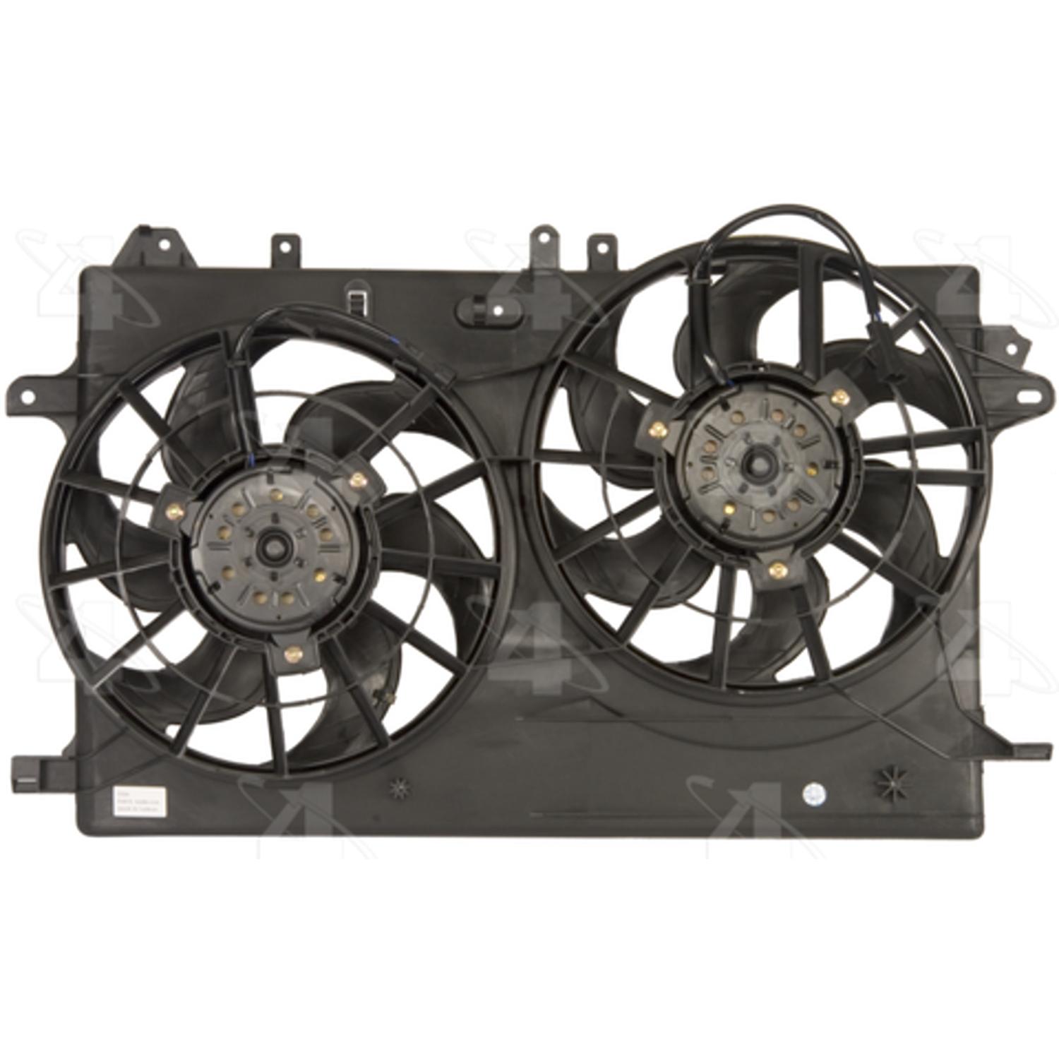 Four Seasons 76182 - Engine Cooling Fan Assembly Four Seasons 76182 Dual Radiator and Condenser Fan Assembly product image 1 of 4