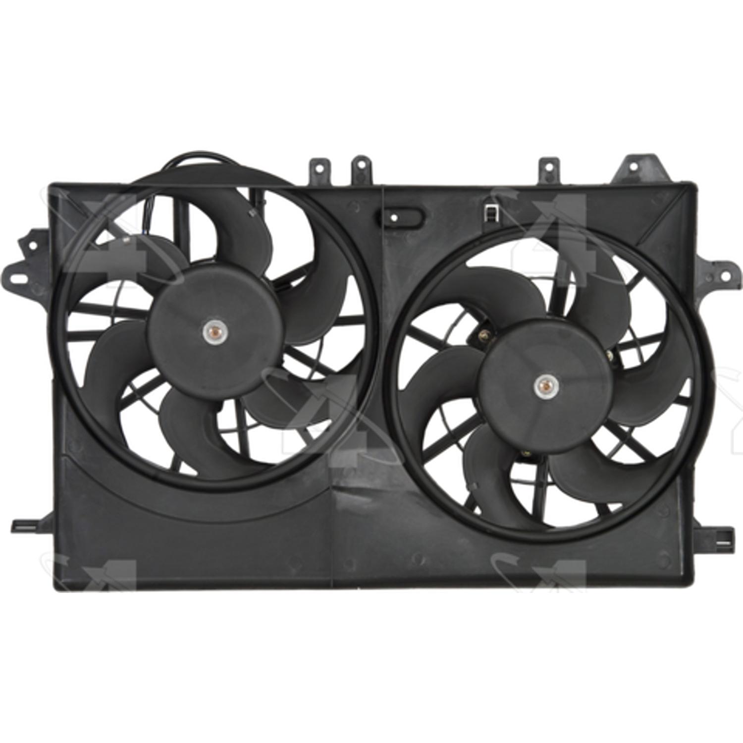 Four Seasons 76182 - Engine Cooling Fan Assembly Four Seasons 76182 Dual Radiator and Condenser Fan Assembly product image 2 of 4