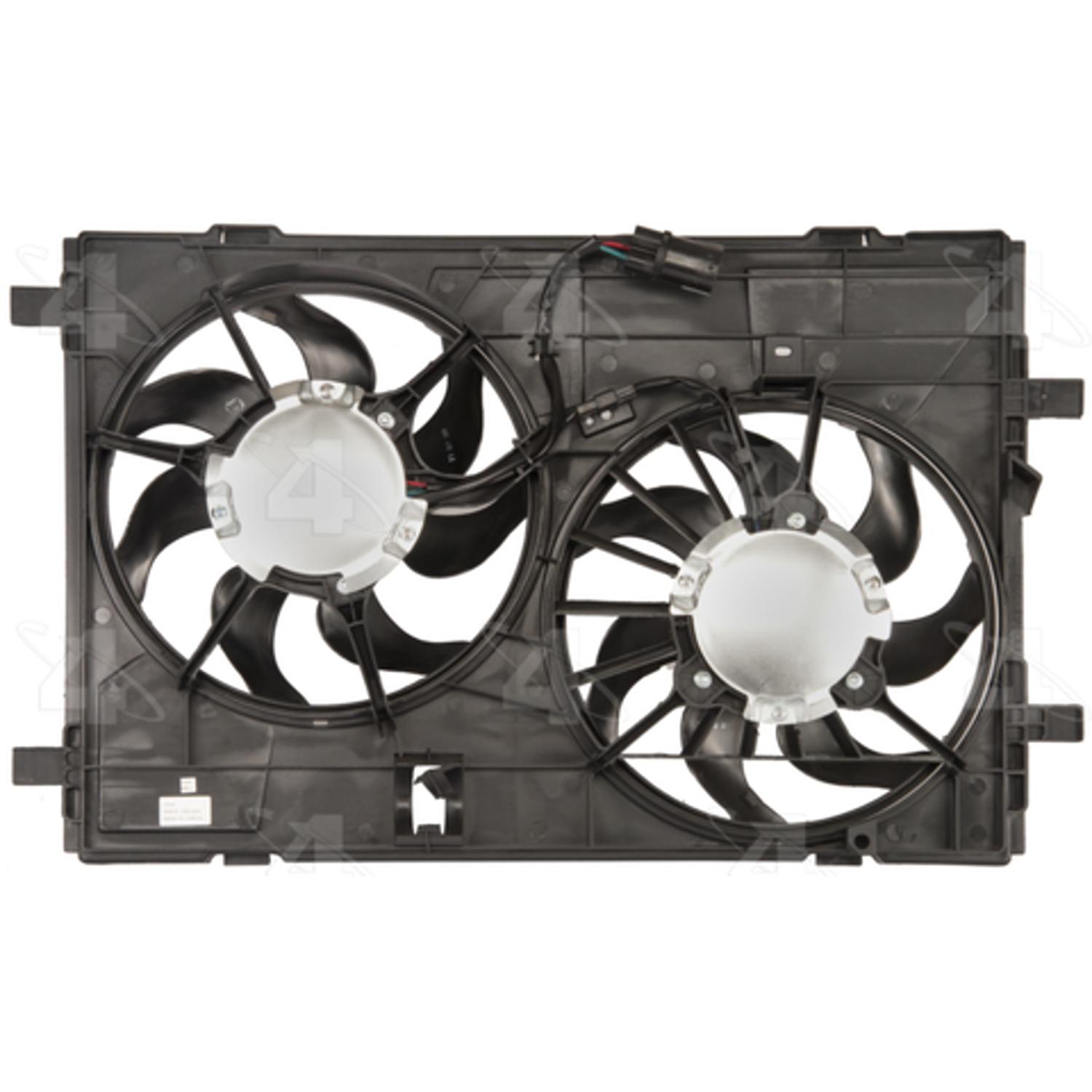 Four Seasons 76185 - Engine Cooling Fan Assembly Four Seasons 76185 Dual Radiator and Condenser Fan Assembly product image 1 of 3