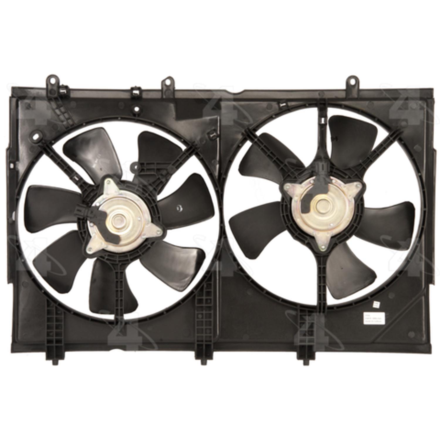 Four Seasons 76186 - Engine Cooling Fan Assembly Four Seasons 76186 Dual Radiator and Condenser Fan Assembly product image 1 of 4