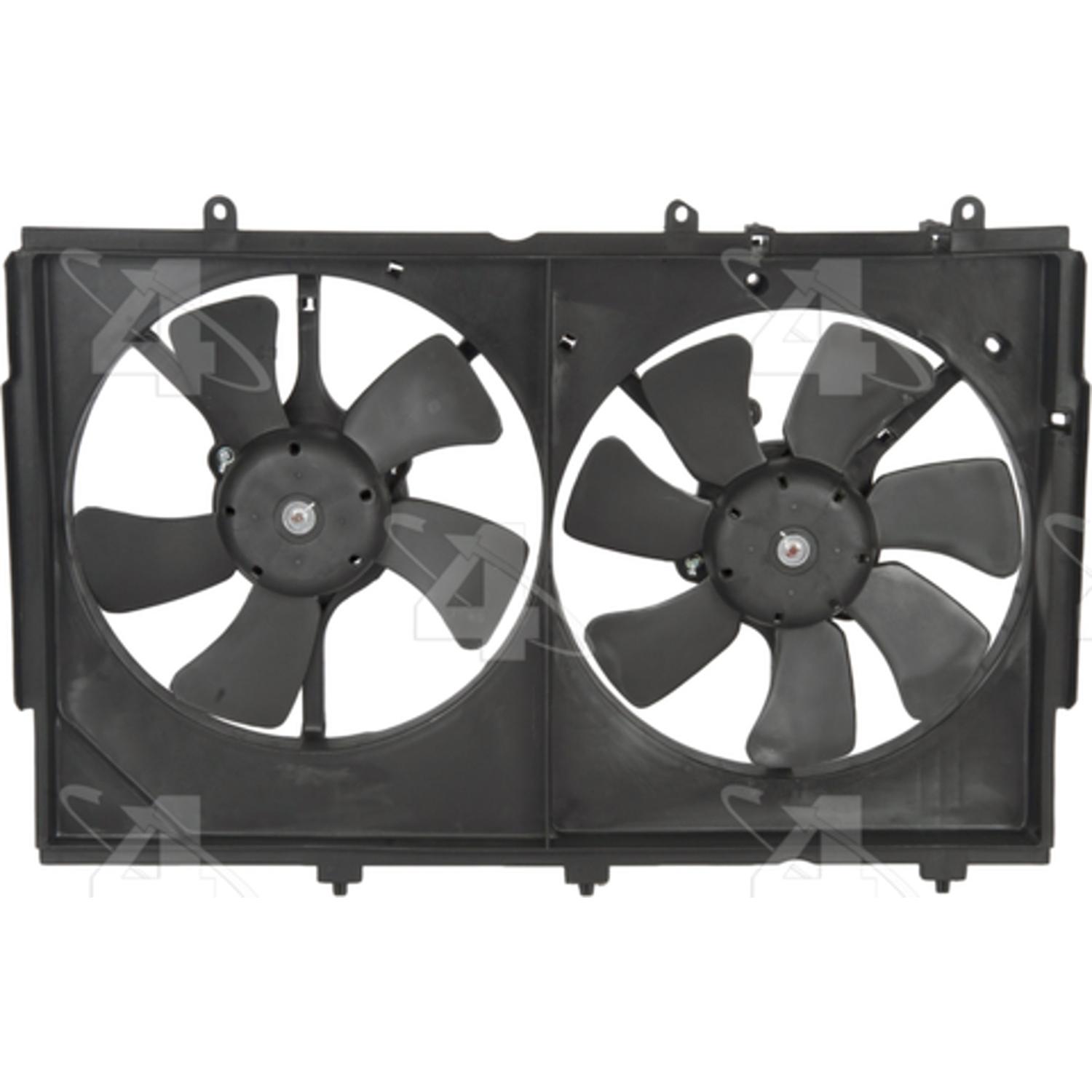 Four Seasons 76186 - Engine Cooling Fan Assembly Four Seasons 76186 Dual Radiator and Condenser Fan Assembly product image 2 of 4