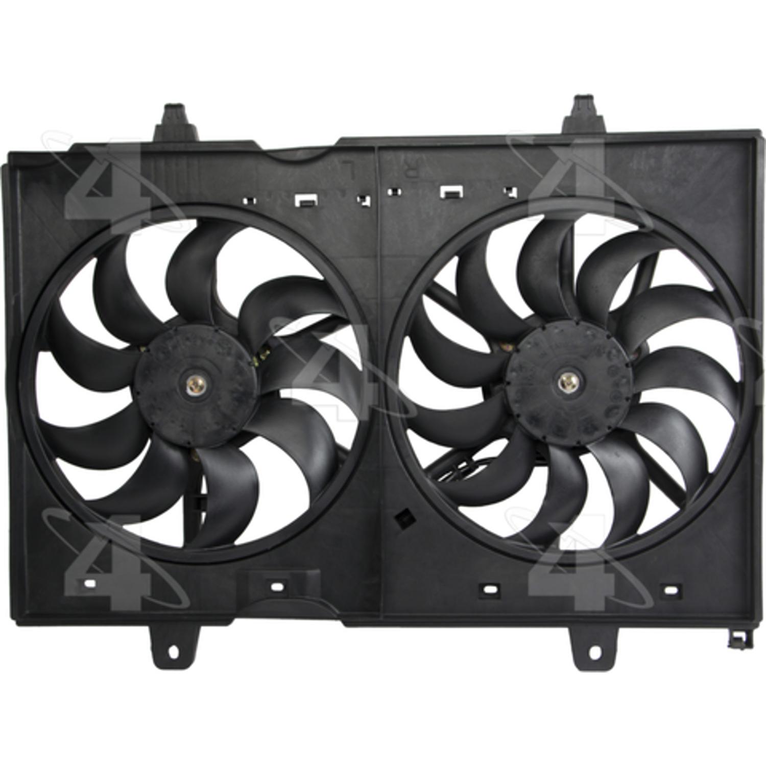 Four Seasons 76191 - Engine Cooling Fan Assembly Four Seasons 76191 Dual Radiator and Condenser Fan Assembly product image 2 of 5