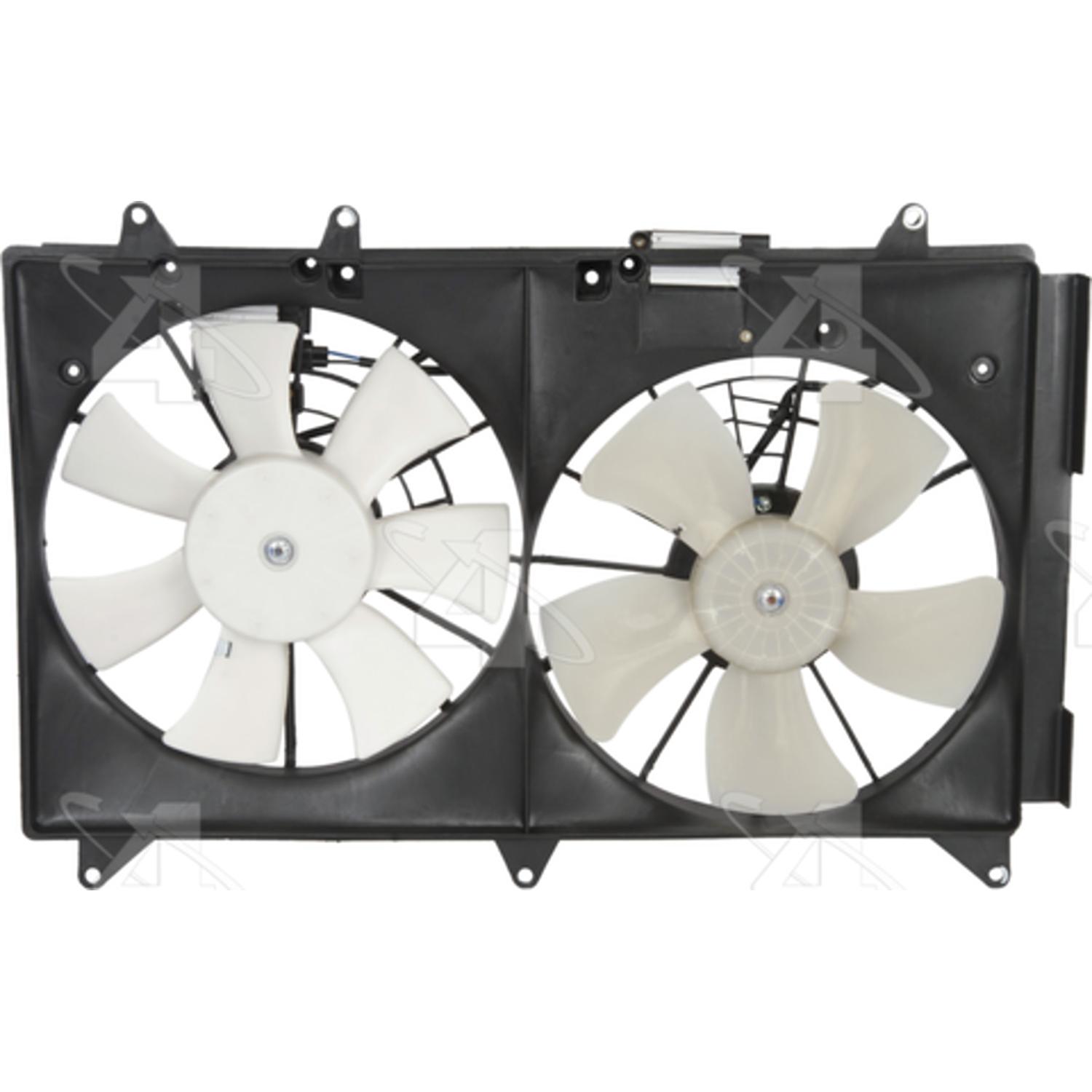 Four Seasons 76193 - Engine Cooling Fan Assembly Four Seasons 76193 Dual Radiator and Condenser Fan Assembly product image 2 of 2