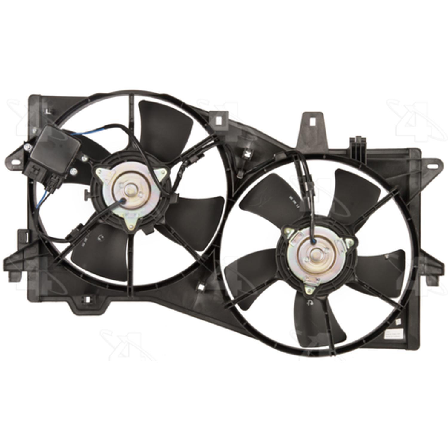 Four Seasons 76197 - Engine Cooling Fan Assembly Four Seasons 76197 Dual Radiator and Condenser Fan Assembly product image 1 of 2