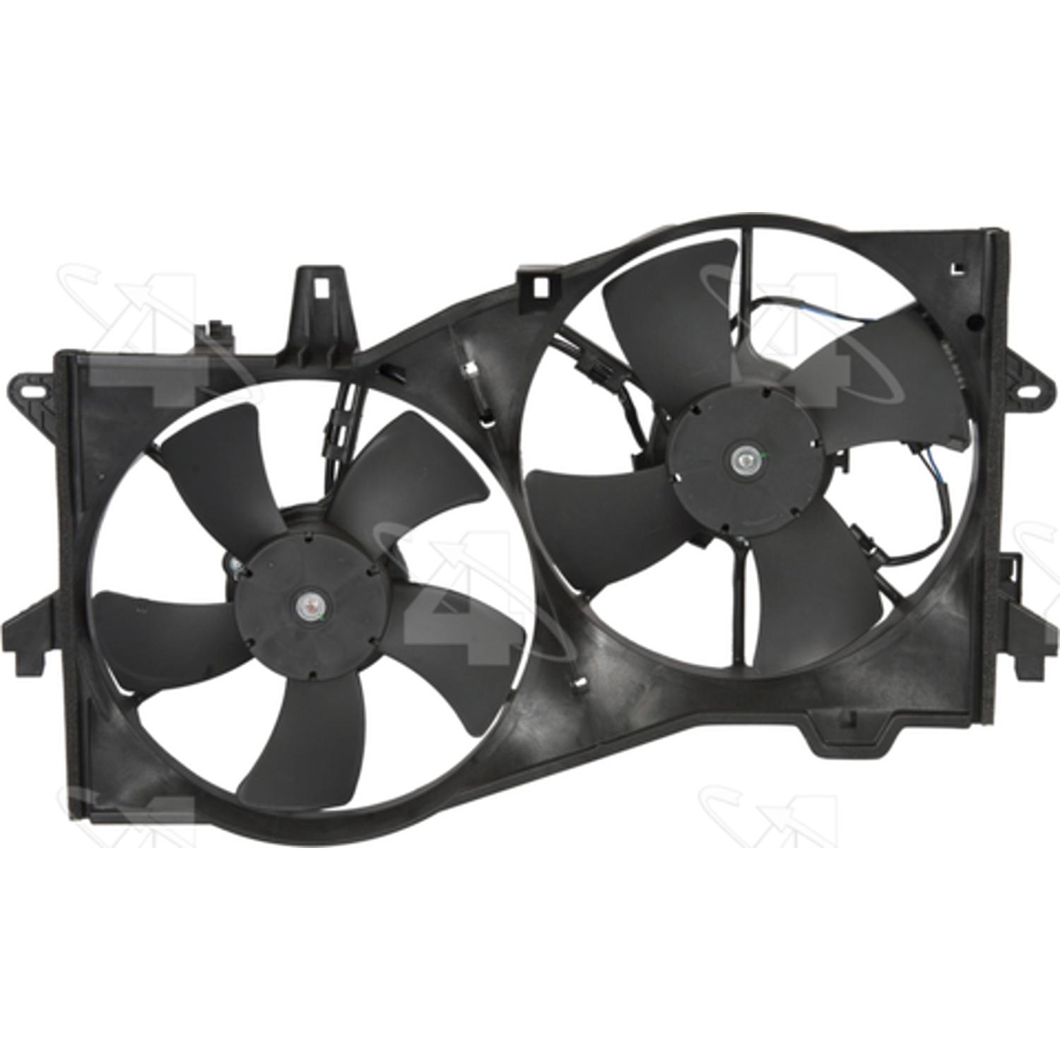 Four Seasons 76197 - Engine Cooling Fan Assembly Four Seasons 76197 Dual Radiator and Condenser Fan Assembly product image 2 of 2