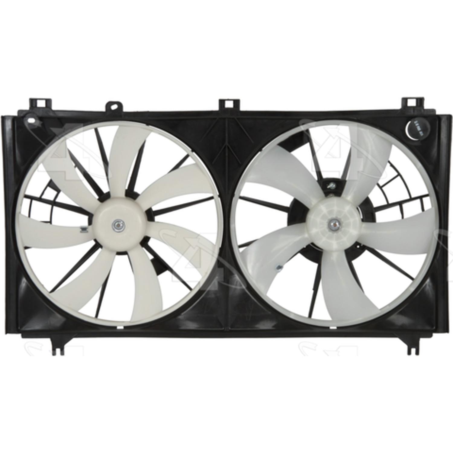 Four Seasons 76198 - Engine Cooling Fan Assembly Four Seasons 76198 Dual Radiator and Condenser Fan Assembly product image 2 of 2