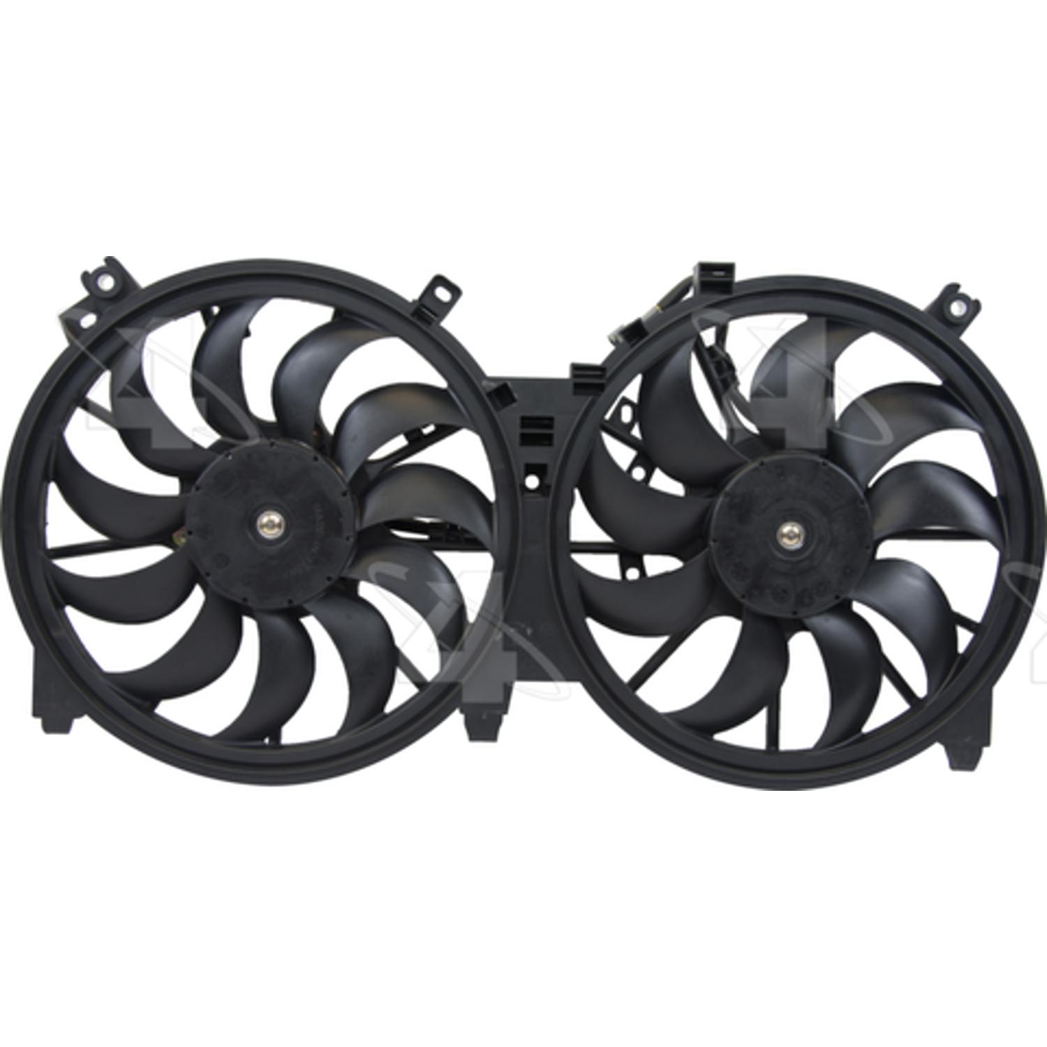 Four Seasons 76209 - Engine Cooling Fan Assembly Four Seasons 76209 Dual Radiator and Condenser Fan Assembly product image 2 of 2