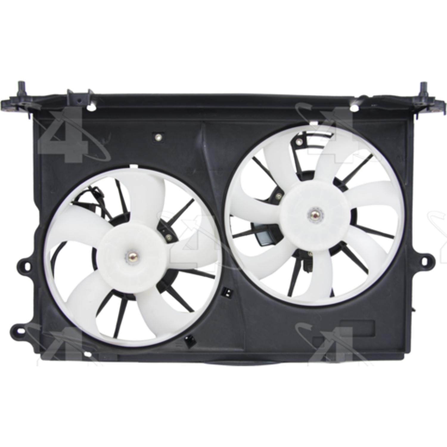Four Seasons 76224 - Engine Cooling Fan Assembly Four Seasons 76224 Dual Radiator and Condenser Fan Assembly product image 2 of 4